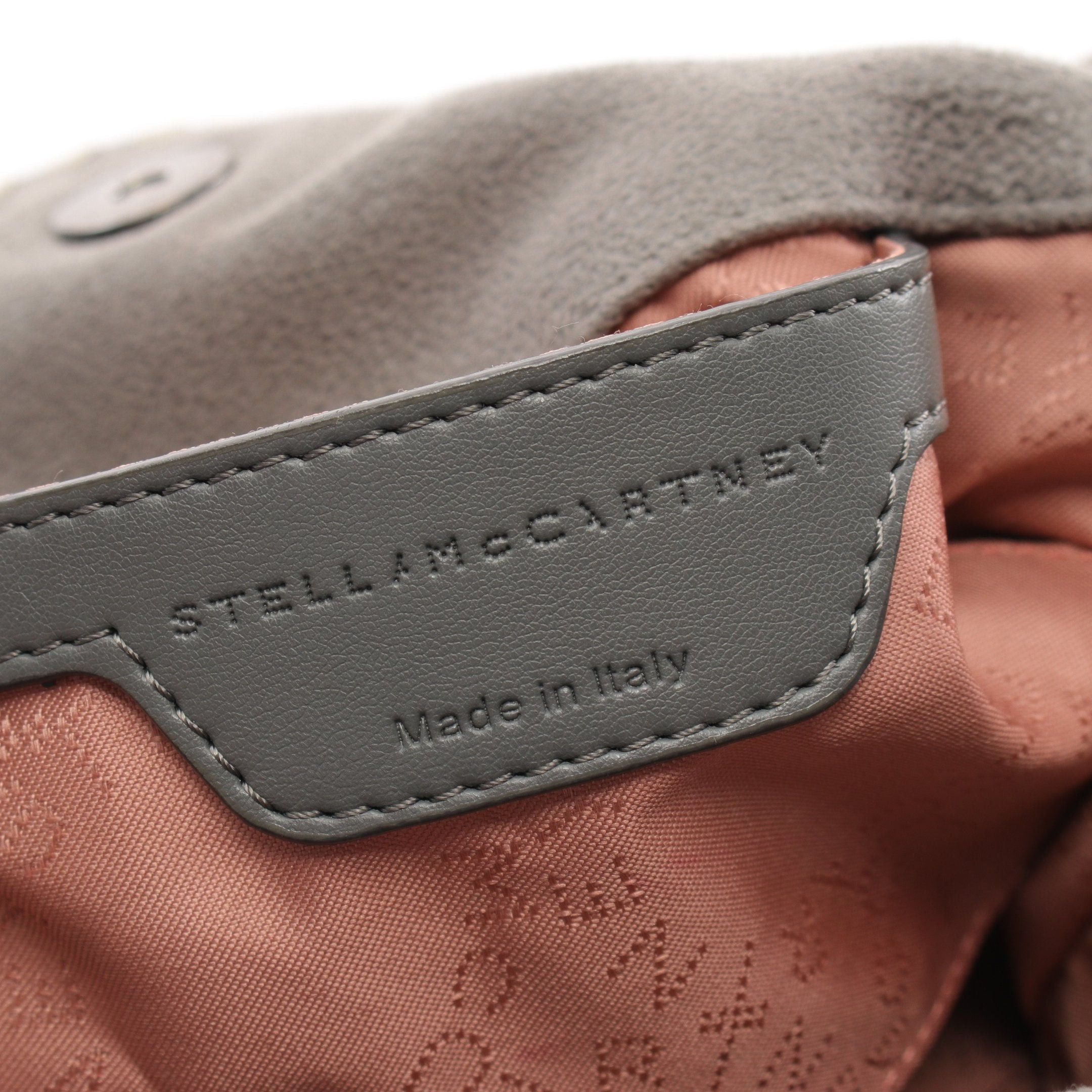 Stella McCartney Stella Mccartney Falabella Mini Chain Shoulder Bag Fake Leather Gray Size ONE SIZE - 4 Thumbnail