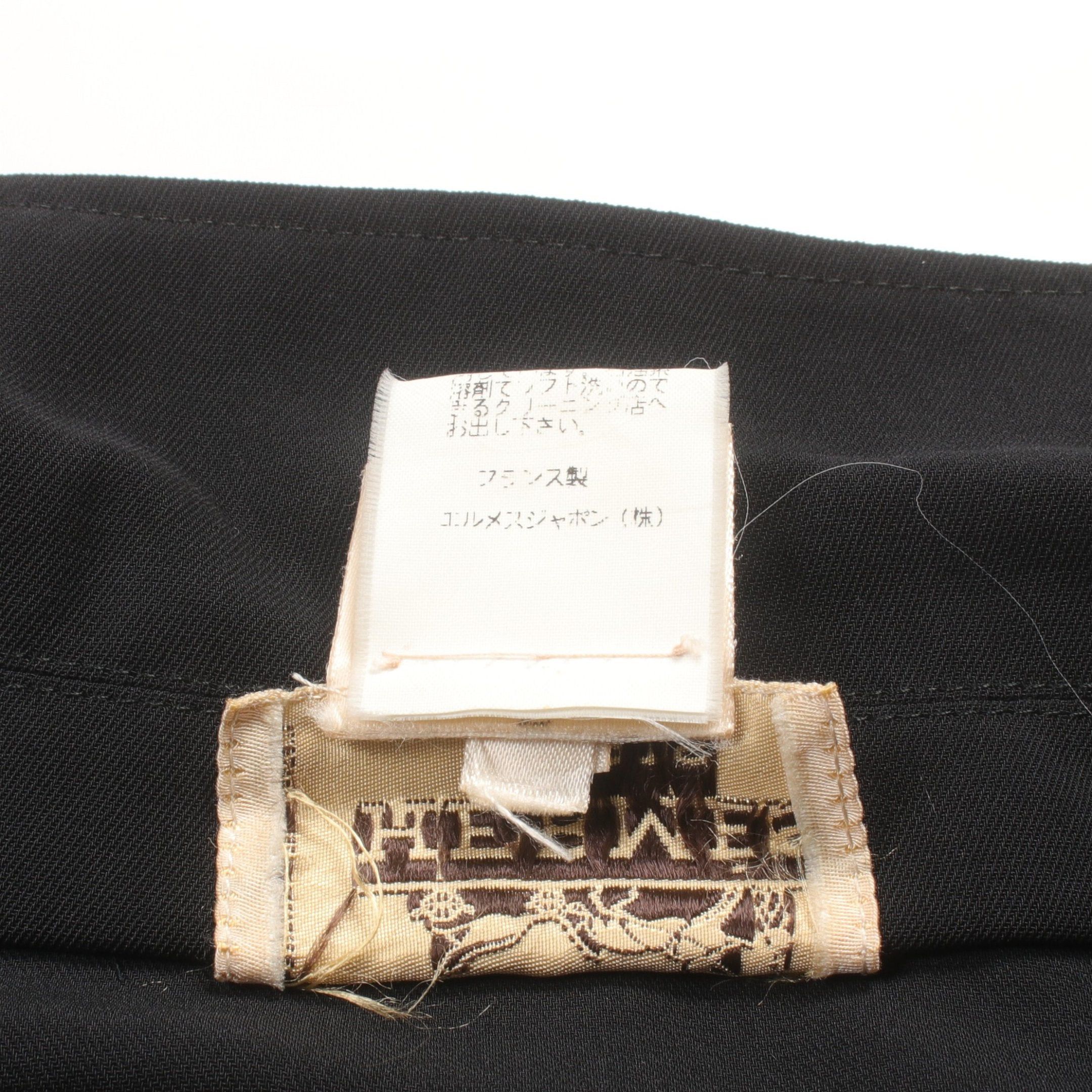 Hermes Hermes Wrap Dress Black Size ONE SIZE - 5 Thumbnail