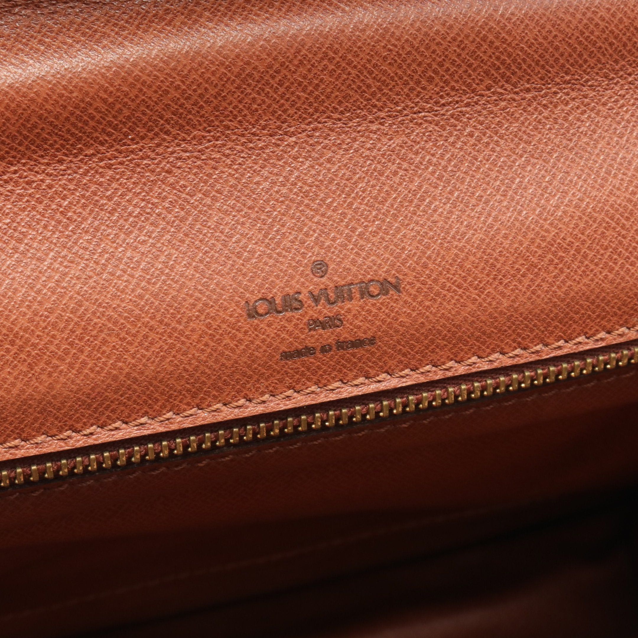 Louis Vuitton Louis Vuitton Monceau Monogram Handbag Leather Brown Size ONE SIZE - 4 Thumbnail