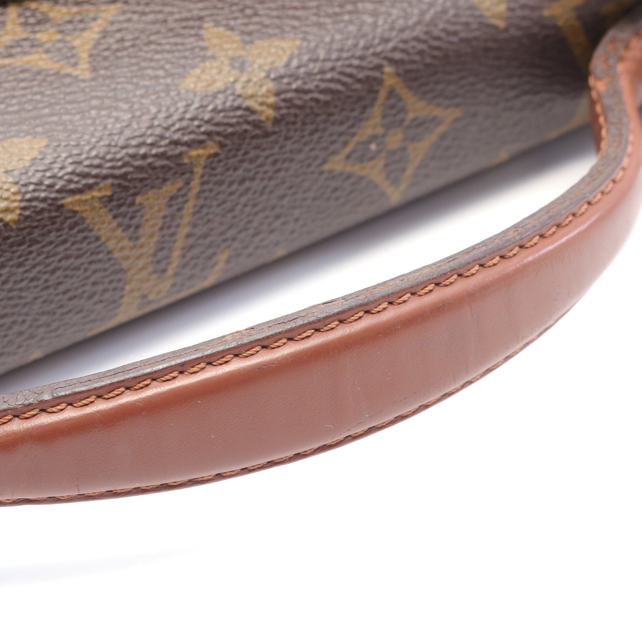 Louis Vuitton Louis Vuitton Monceau Monogram Handbag Leather Brown Size ONE SIZE - 13 Thumbnail