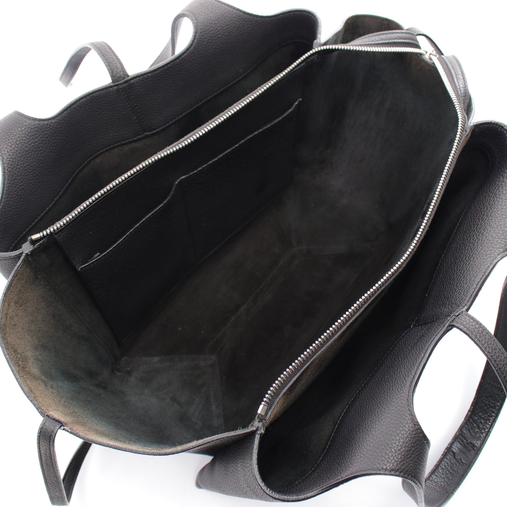 Celine Celine Trifold Small Shoulder Bag Tote Leather Black Size ONE SIZE - 3 Thumbnail