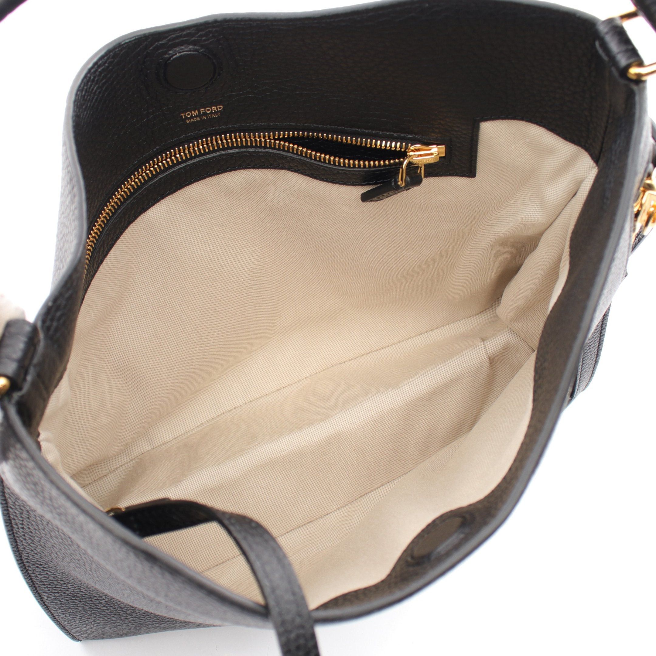 Tom Ford Tom Ford Alix Hobo Shoulder Bag Leather Black Size ONE SIZE - 3 Thumbnail