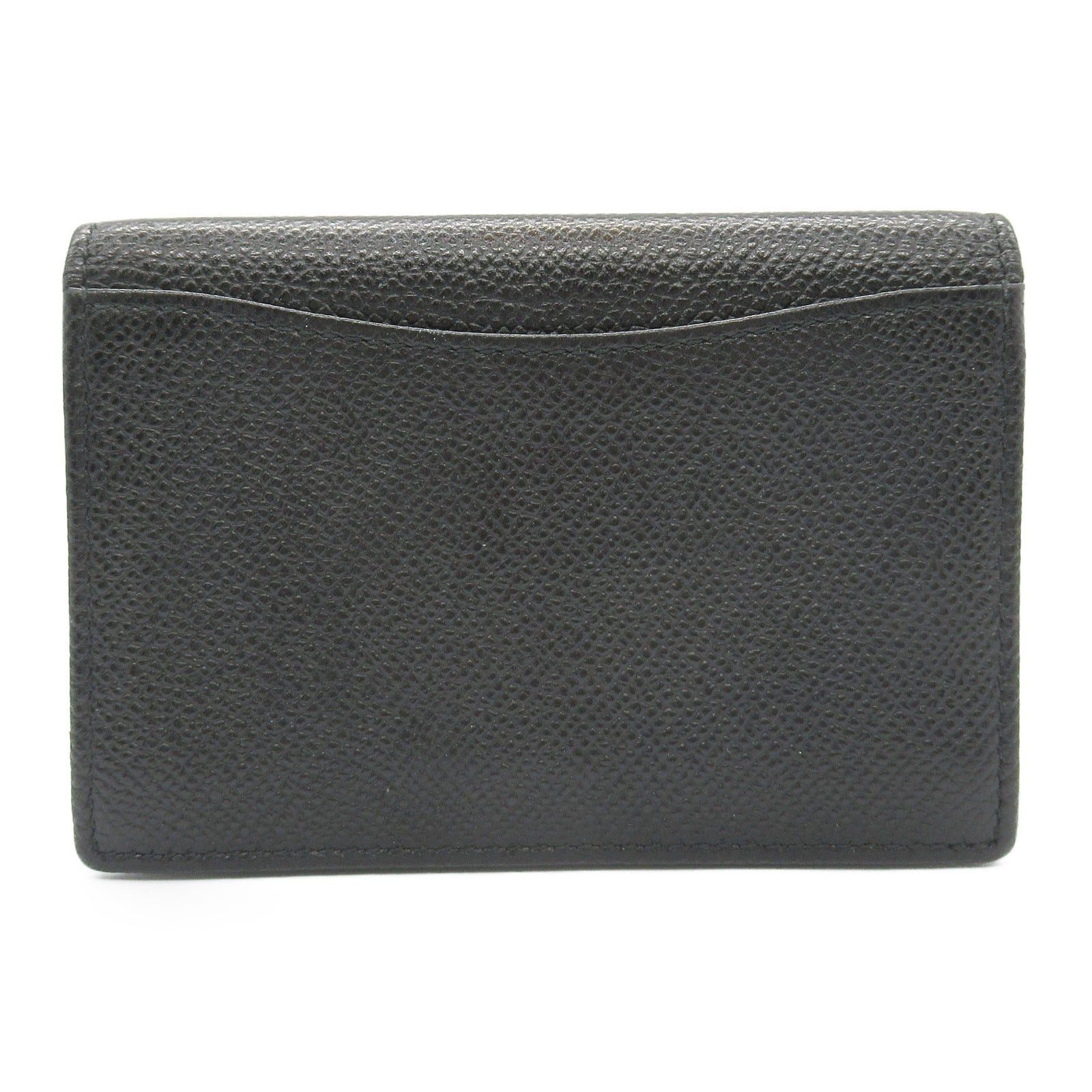 Bvlgari Bvlgari Bulgari Name Card Holder Leather Black Size ONE SIZE - 2 Thumbnail