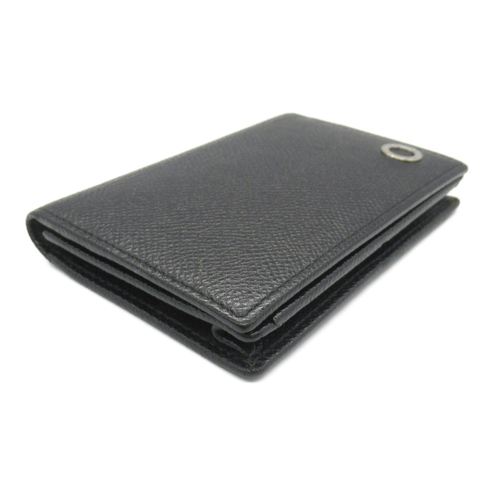Bvlgari Bvlgari Bulgari Name Card Holder Leather Black Size ONE SIZE - 3 Thumbnail