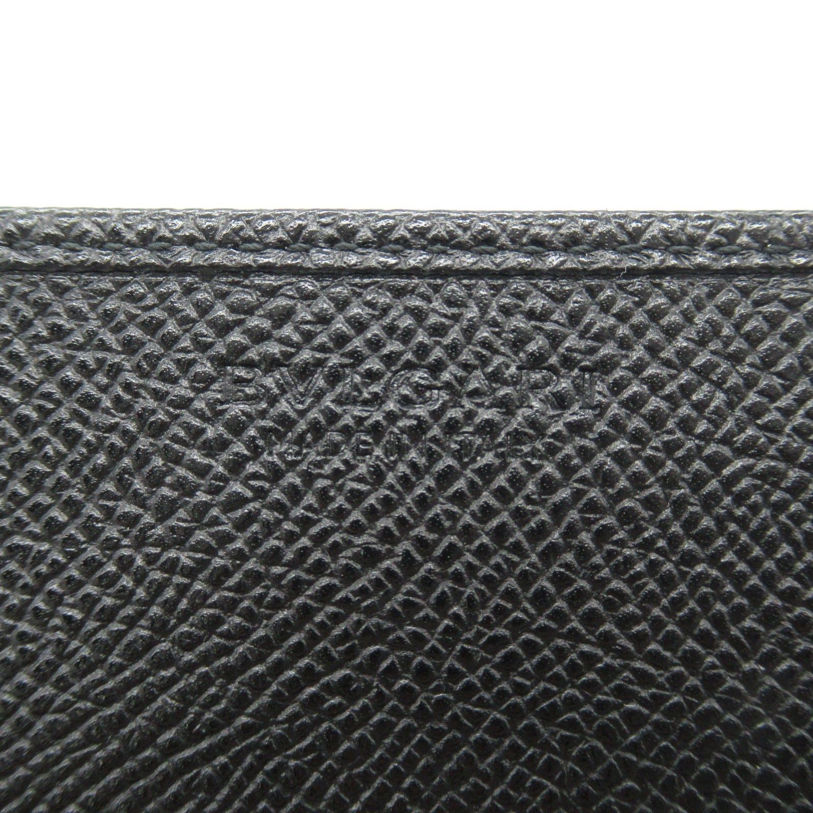 Bvlgari Bvlgari Bulgari Name Card Holder Leather Black Size ONE SIZE - 6 Thumbnail