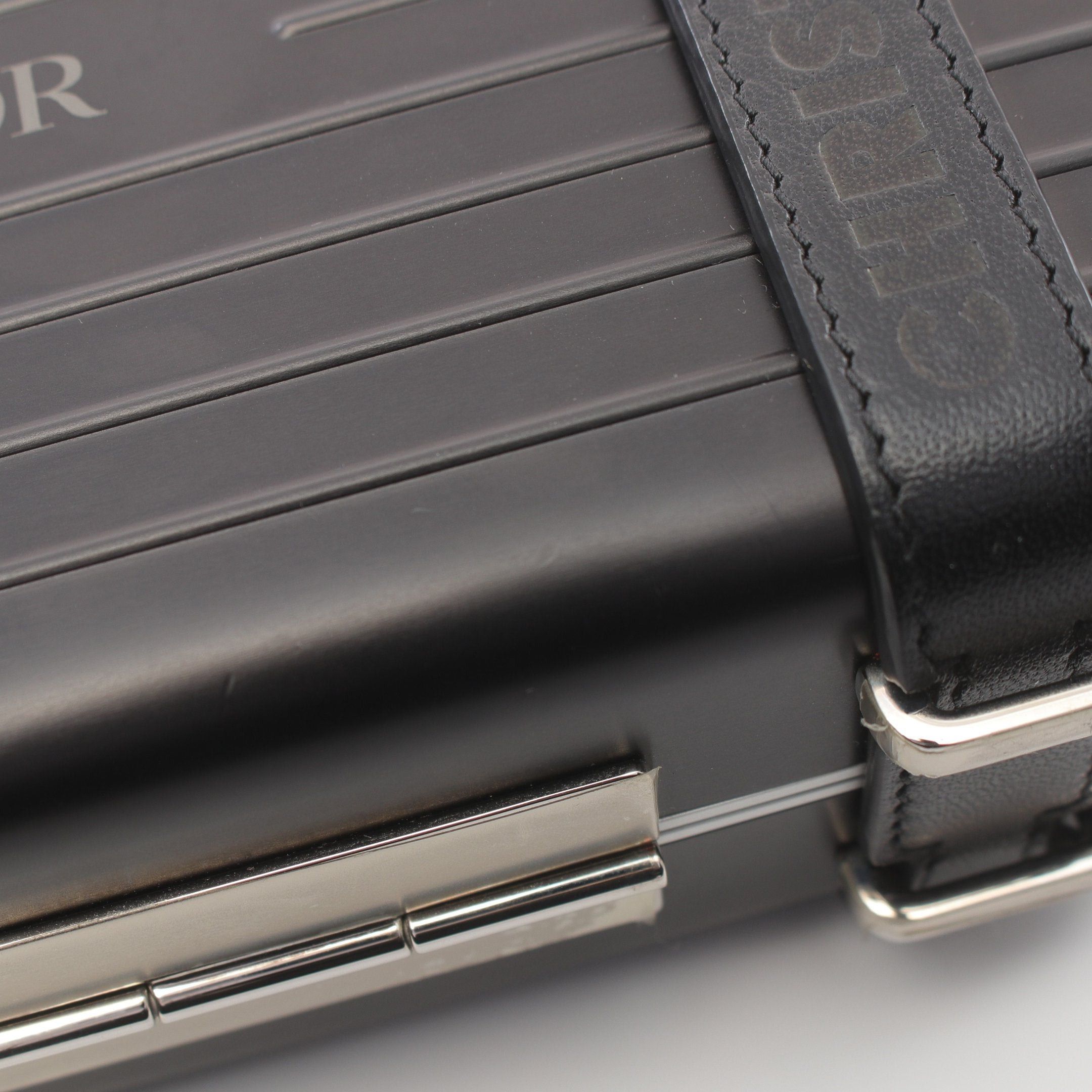 Dior Dior Dior * Rimowa Personal Clutch Bag Shoulder Wallet Aluminum Leather Black Size ONE SIZE - 7 Thumbnail