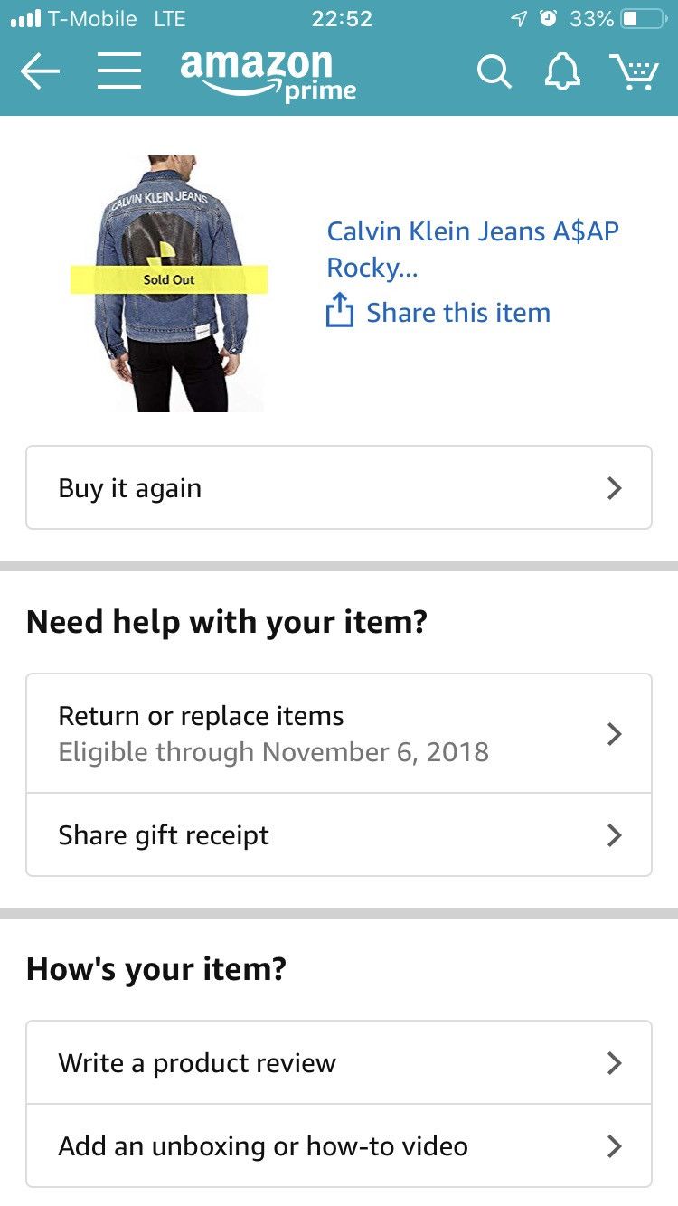 A$AP Rocky × Calvin Klein Testing Jacket Size US M / EU 48-50 / 2 - 2 Thumbnail