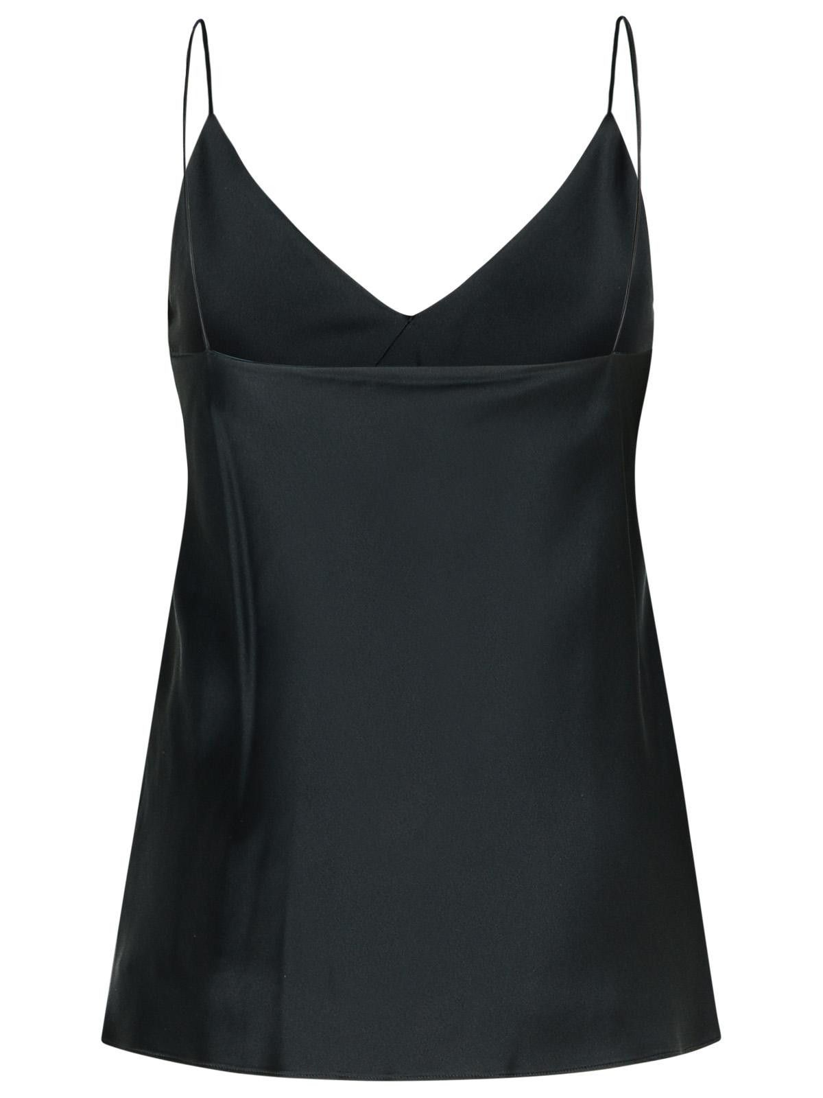 Max Mara MAX MARA 'Metello' Black Silk Top Size M / US 6-8 / IT 42-44 - 3 Thumbnail