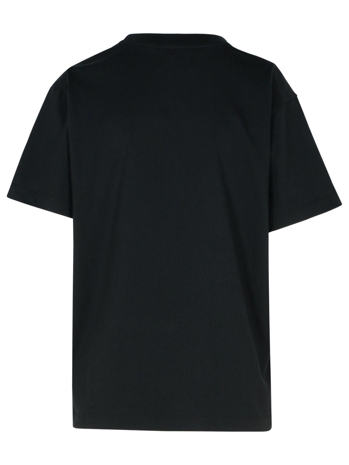 Moschino MOSCHINO JEANS Black Cotton T-Shirt Size S / US 4 / IT 40 - 3 Thumbnail