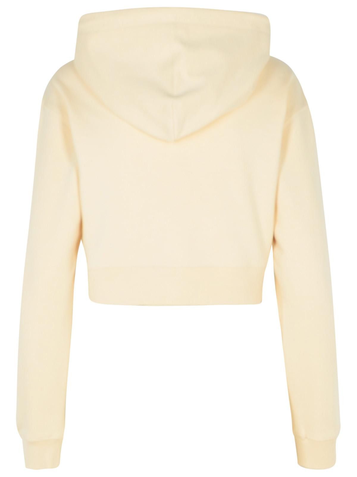 Moschino MOSCHINO JEANS Ivory Cotton Sweatshirt Size S / US 4 / IT 40 - 3 Thumbnail