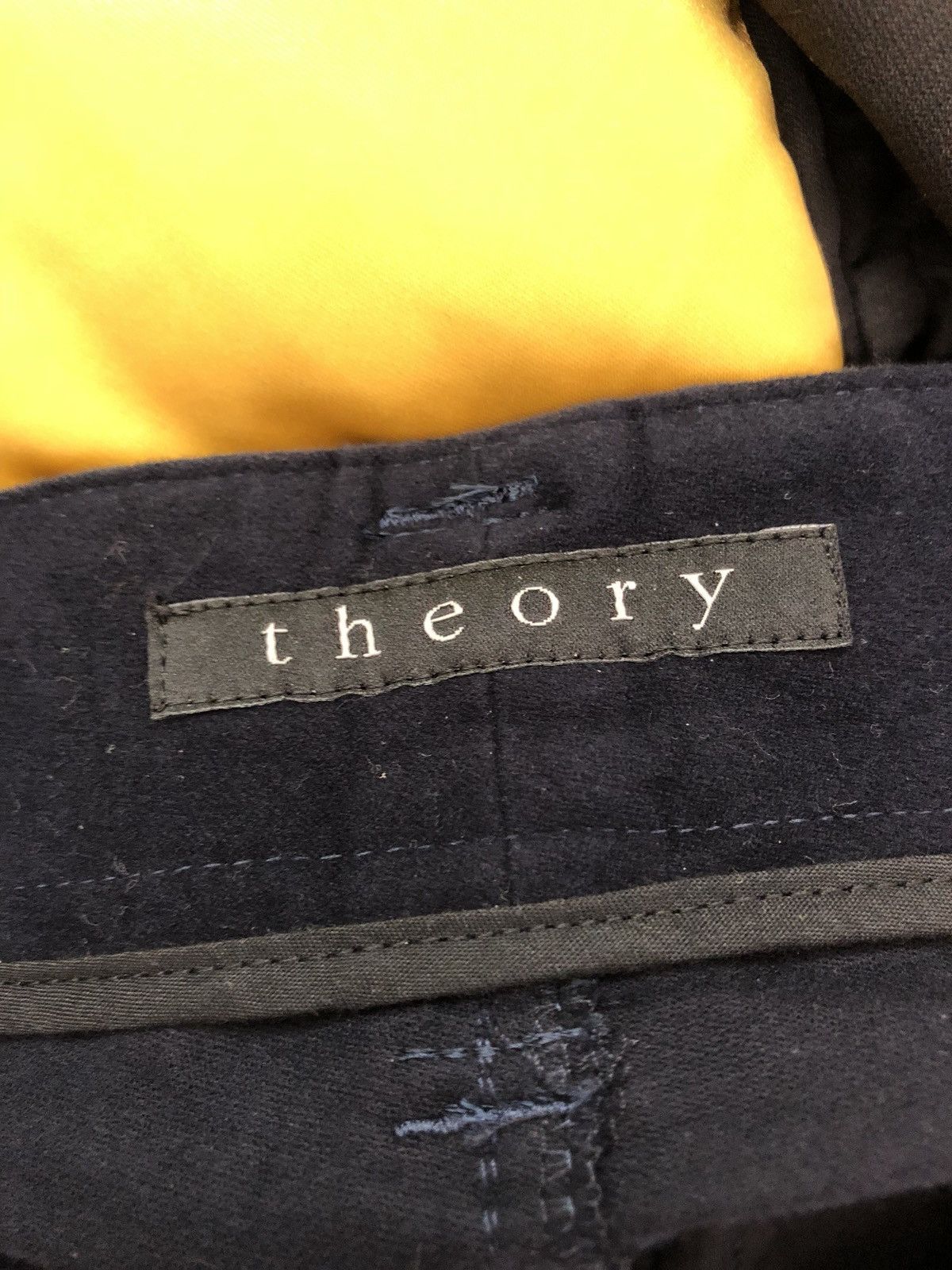 Theory Theory Made in Japan 6 Pocket Suede Cotton Wide Leg Pant Size US 30 / EU 46 - 17 Thumbnail