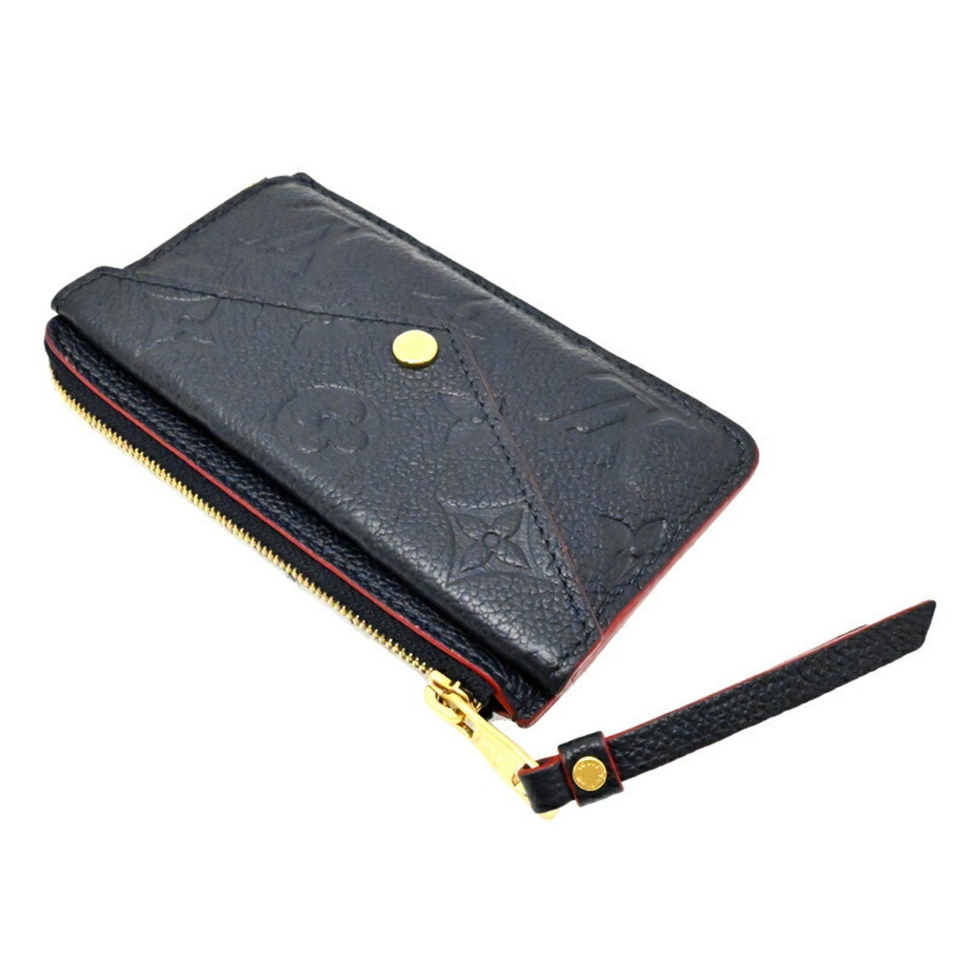 Louis Vuitton Louis Vuitton Porte Carte Recto Verso Men's Coin Case M69420 Monogram Empreinte Marine Rouge Size ONE SIZE - 3 Thumbnail