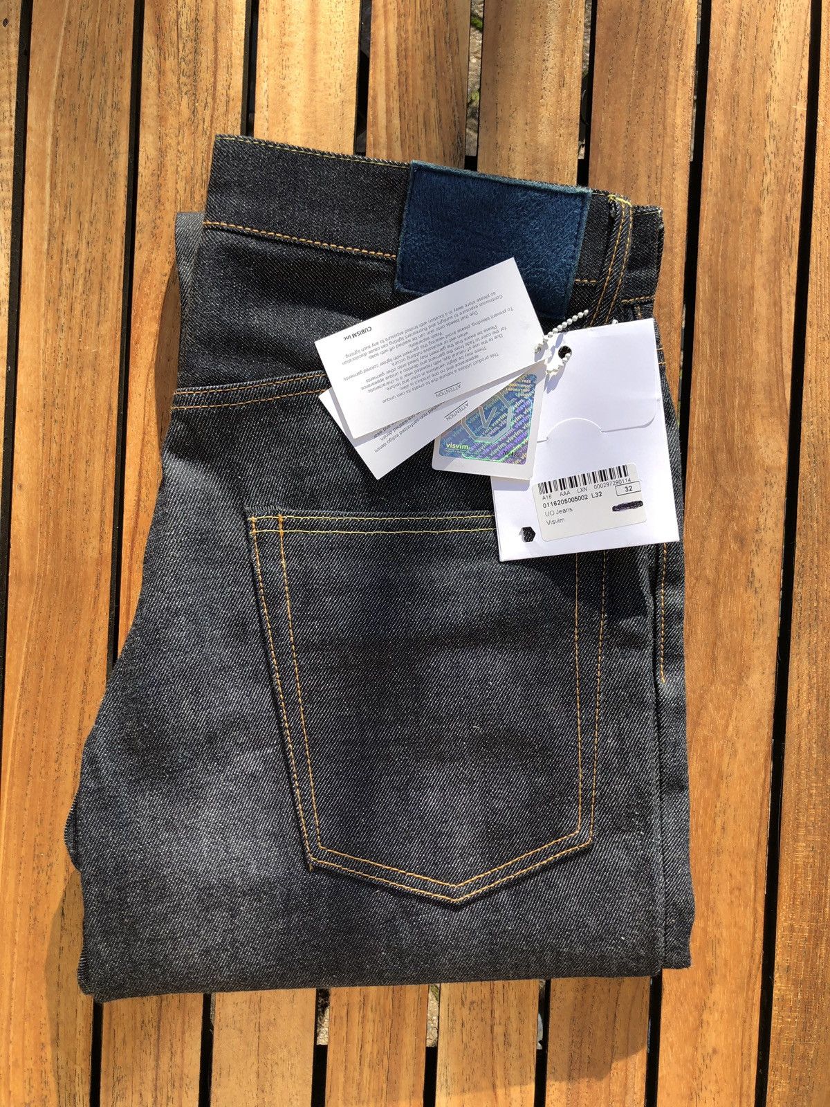Visvim Social Sculpture 03R Unwashed Denim | Grailed