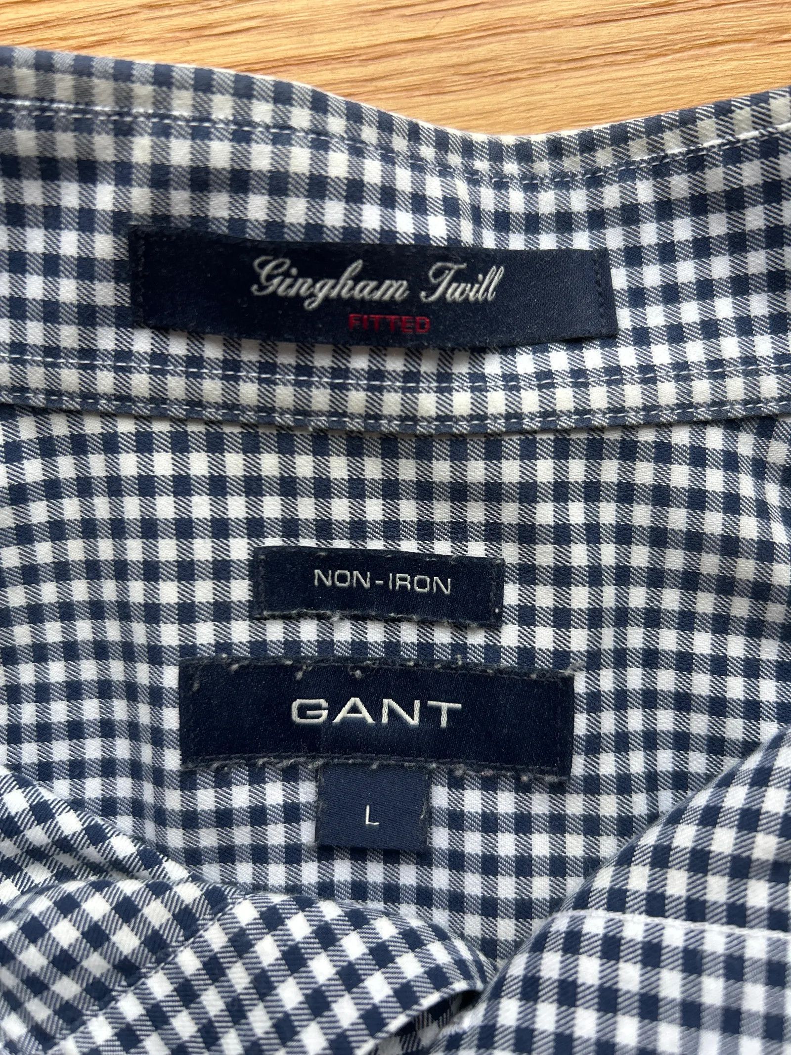Gant Gant Gingham twill Shirt Size L / US 10 / IT 46 - 2 Thumbnail