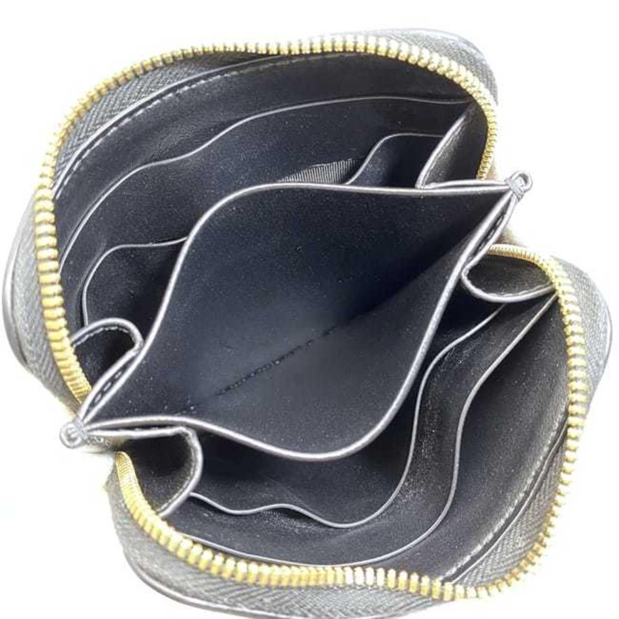 Bottega Veneta Bottega Veneta Coin Case ec-21504 Black Intrecciato Purse Leather BOTTEGA VENETA Wallet Women Men Compact Size ONE SIZE - 8 Thumbnail