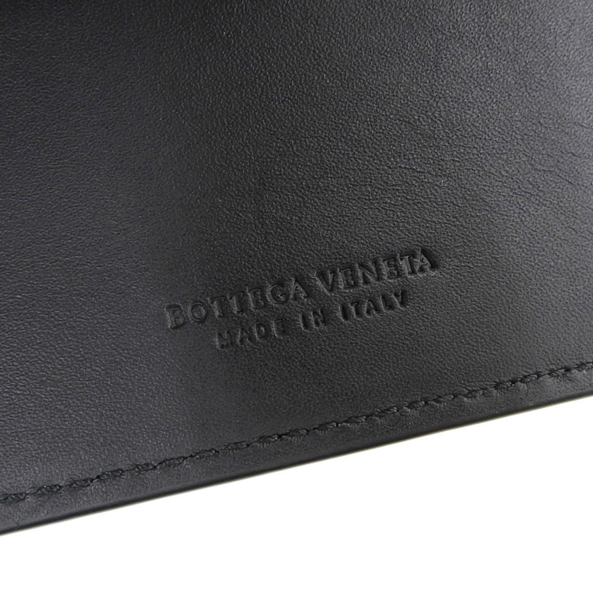 Bottega Veneta BOTTEGA VENETA Intrecciato Money Clip 123180 Bi-fold Wallet Leather Black Size ONE SIZE - 7 Thumbnail