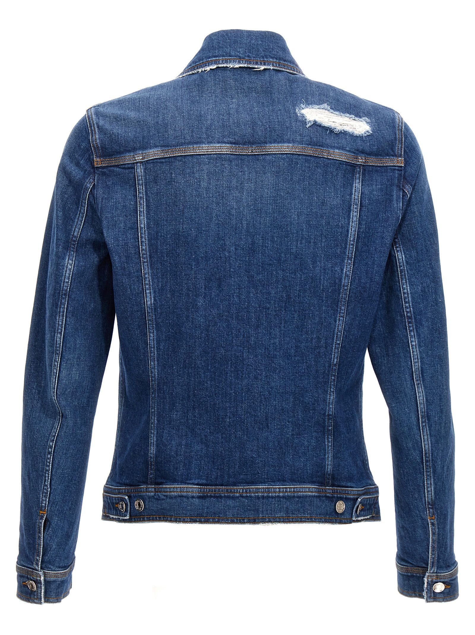 Dolce & Gabbana Denim Jacket With Used Effect Size US M / EU 48-50 / 2 - 2 Thumbnail