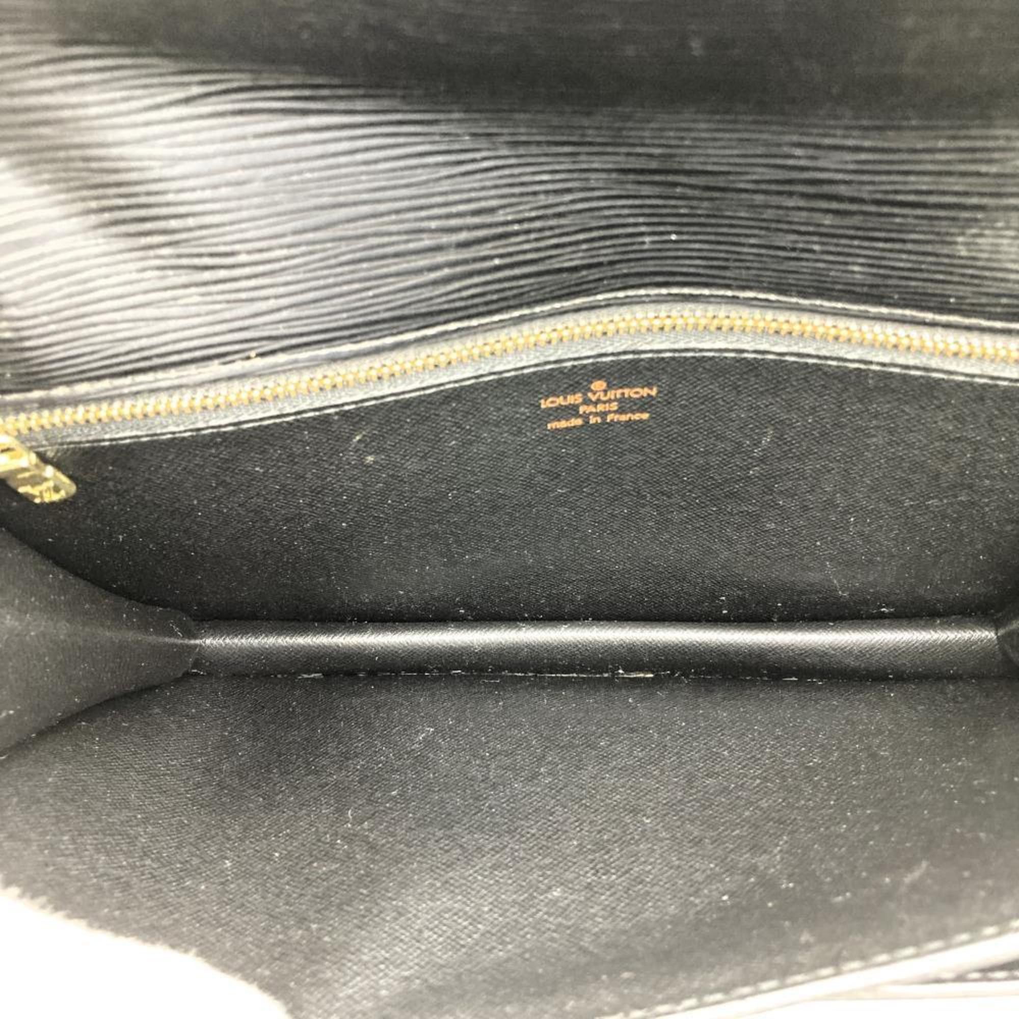 Louis Vuitton Louis Vuitton Pochette Serie Dragonne Clutch Bag Epi Leather Noir Black M52612 Women's Size ONE SIZE - 6 Thumbnail