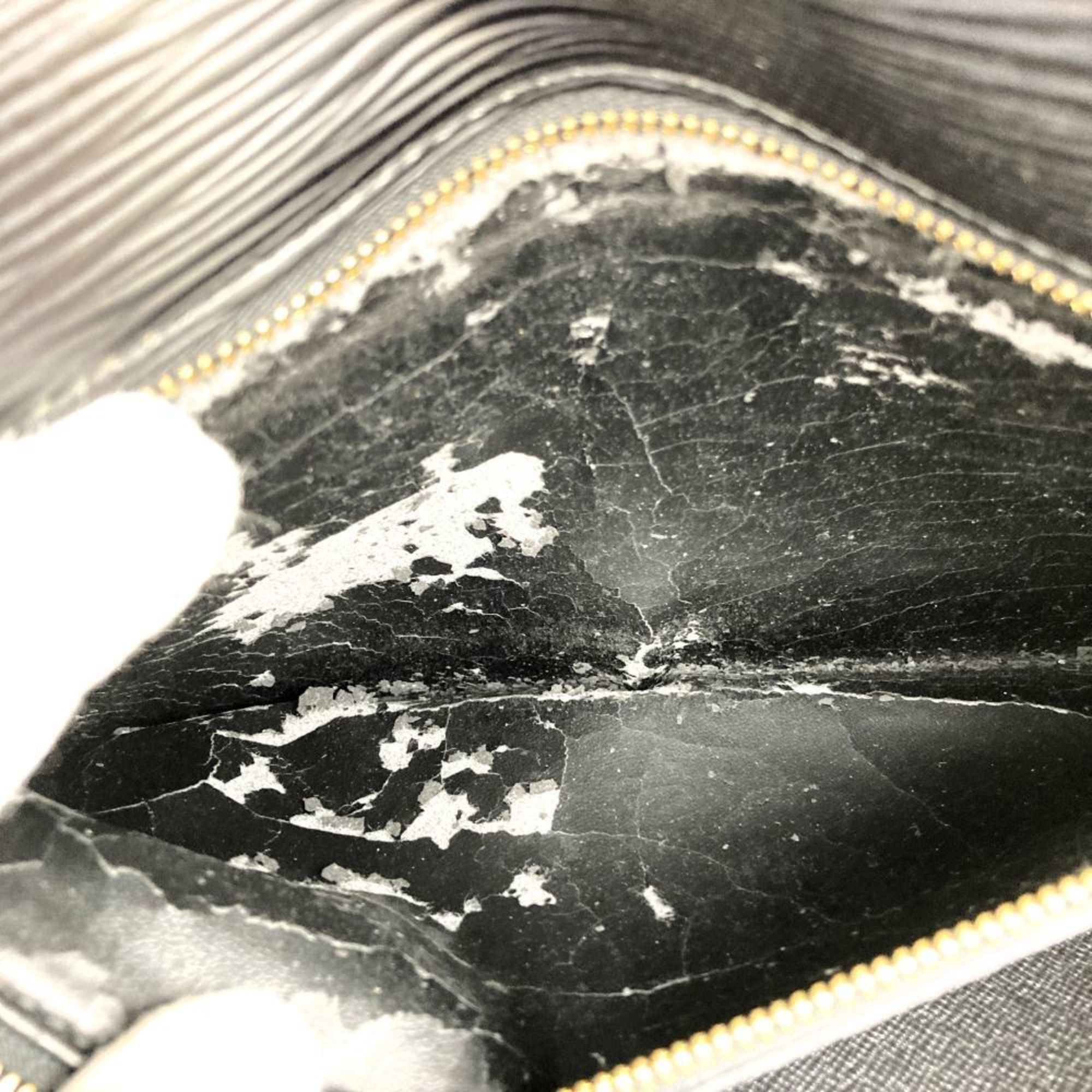 Louis Vuitton Louis Vuitton Pochette Serie Dragonne Clutch Bag Epi Leather Noir Black M52612 Women's Size ONE SIZE - 7 Thumbnail