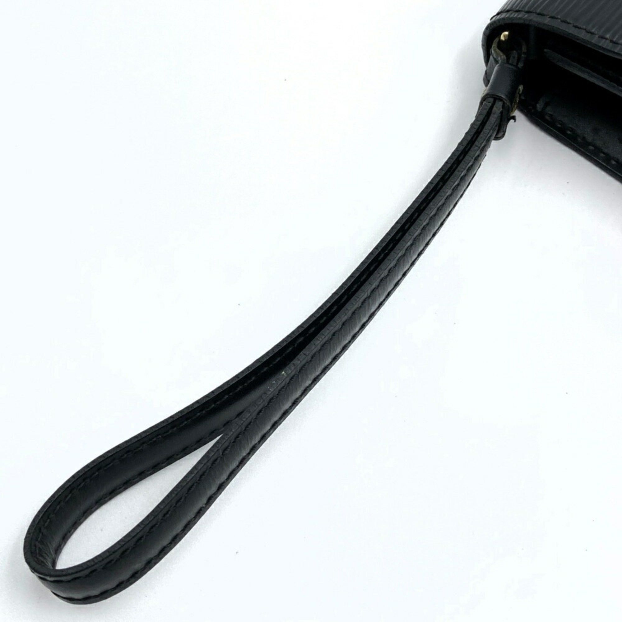 Louis Vuitton Louis Vuitton Pochette Serie Dragonne Clutch Bag Epi Leather Noir Black M52612 Women's Size ONE SIZE - 5 Thumbnail