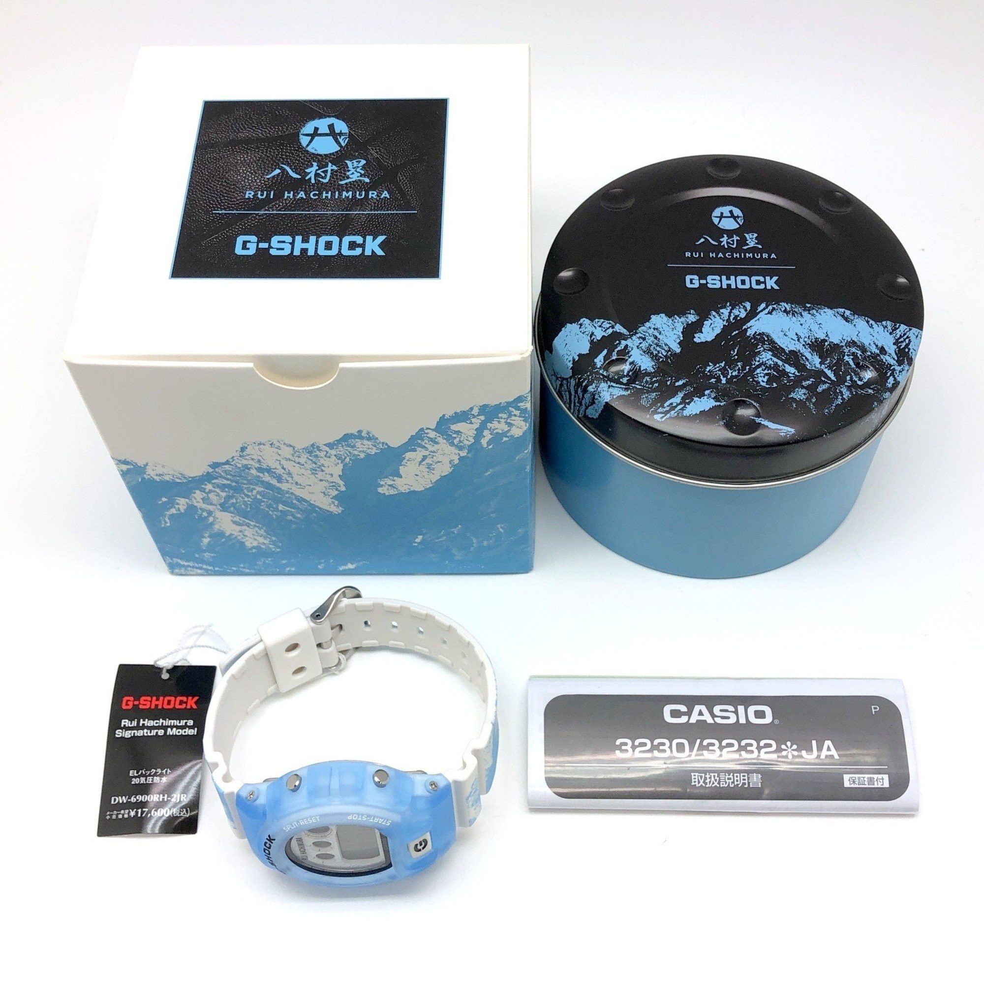 Casio G-SHOCK CASIO Watch DW-6900RH-2 RUI HACHIMURA 3rd Signature Model Ice Blue x White Tateyama Mountain Range Released November 2022 Mikunigaoka Store Size ONE SIZE - 10 Thumbnail