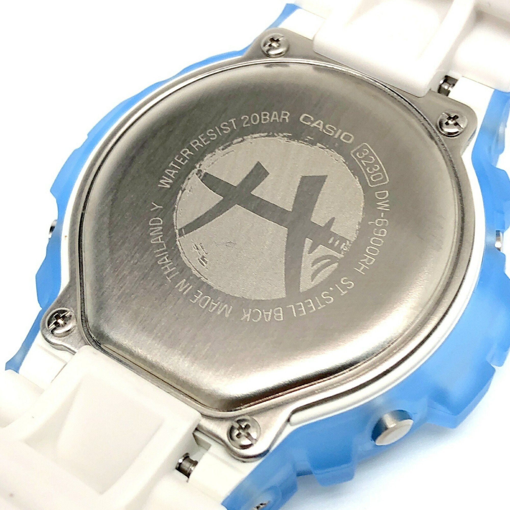 Casio G-SHOCK CASIO Watch DW-6900RH-2 RUI HACHIMURA 3rd Signature Model Ice Blue x White Tateyama Mountain Range Released November 2022 Mikunigaoka Store Size ONE SIZE - 8 Thumbnail
