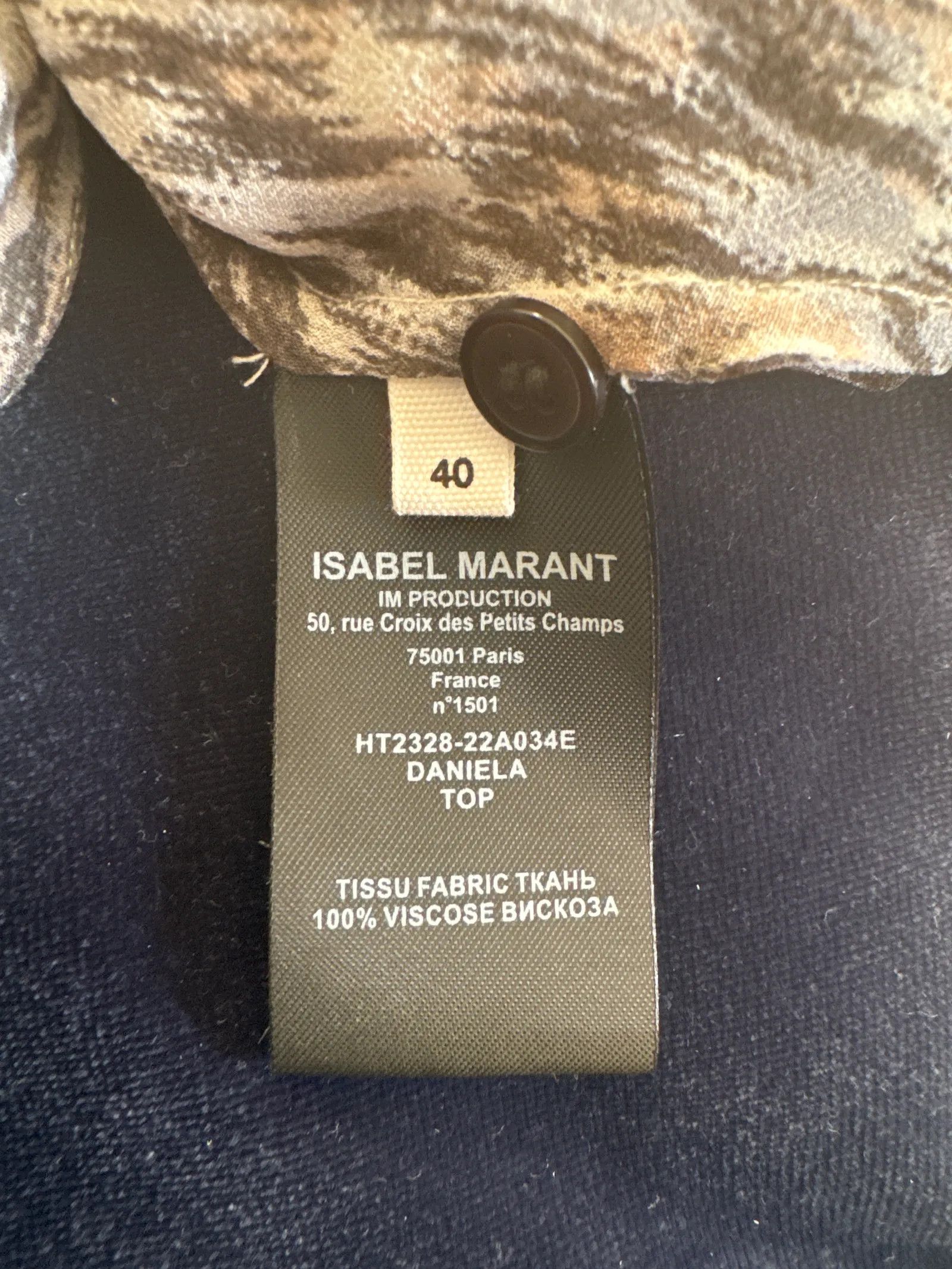 Isabel Marant Isabel Marant Daniela Blouse Size M / US 6-8 / IT 42-44 - 3 Thumbnail