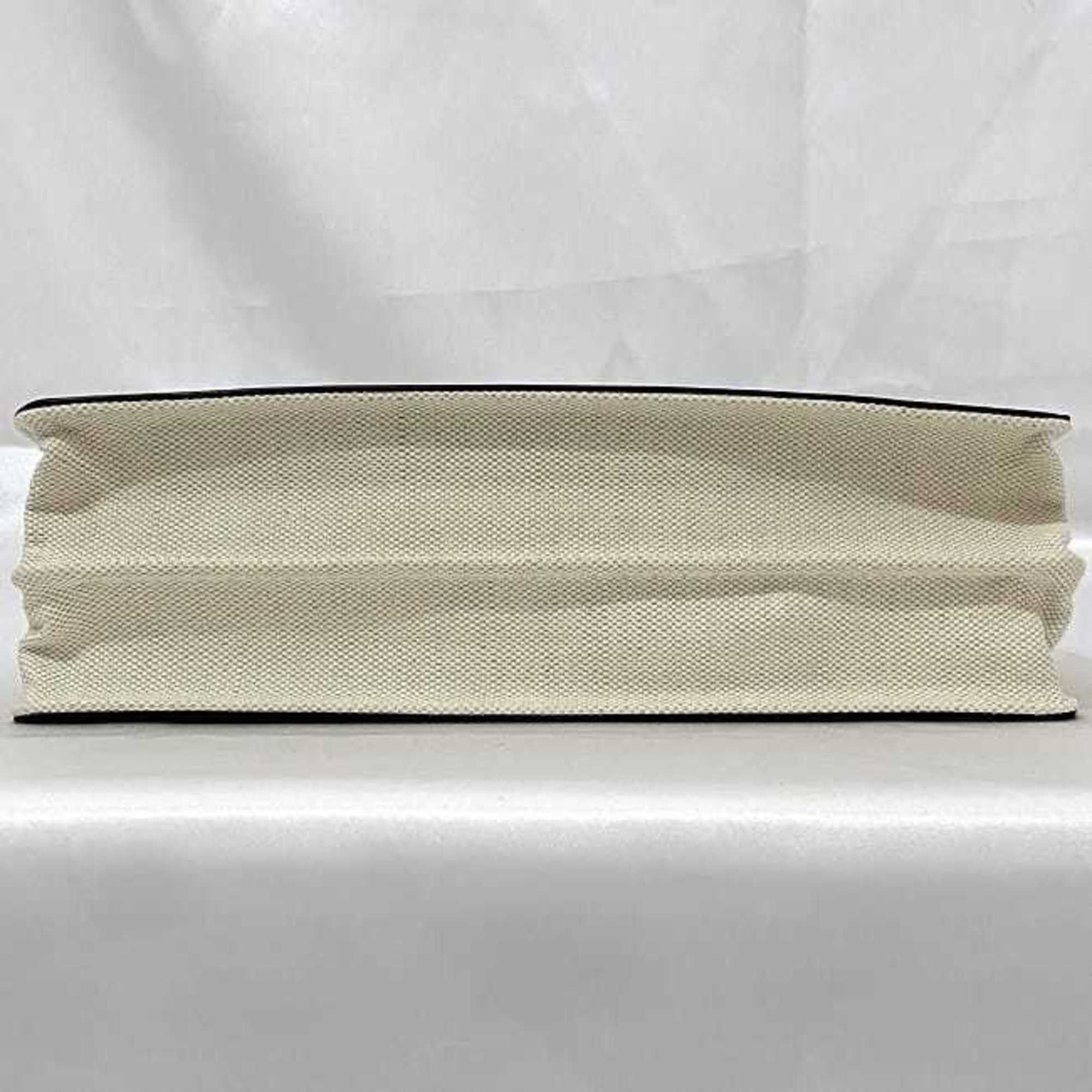 Balenciaga Balenciaga Shoulder Bag Navy Pochette f-21650 Natural White Black 339937 Canvas Leather 1080 Y 528147 BALENCIAGA Crossbody Freestanding Square Size ONE SIZE - 6 Thumbnail