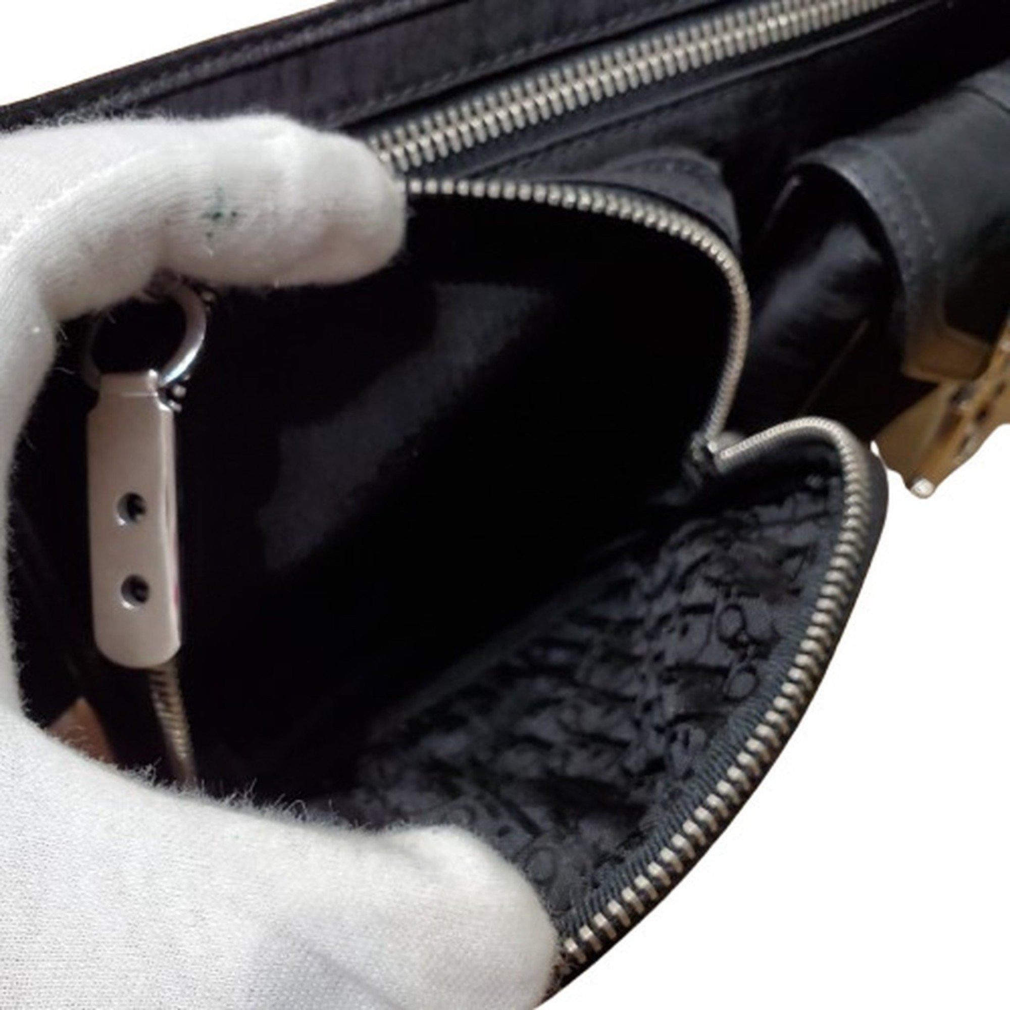 Dior Christian Dior waist bag body nylon leather D metal fittings Kaizuka store Size ONE SIZE - 8 Thumbnail