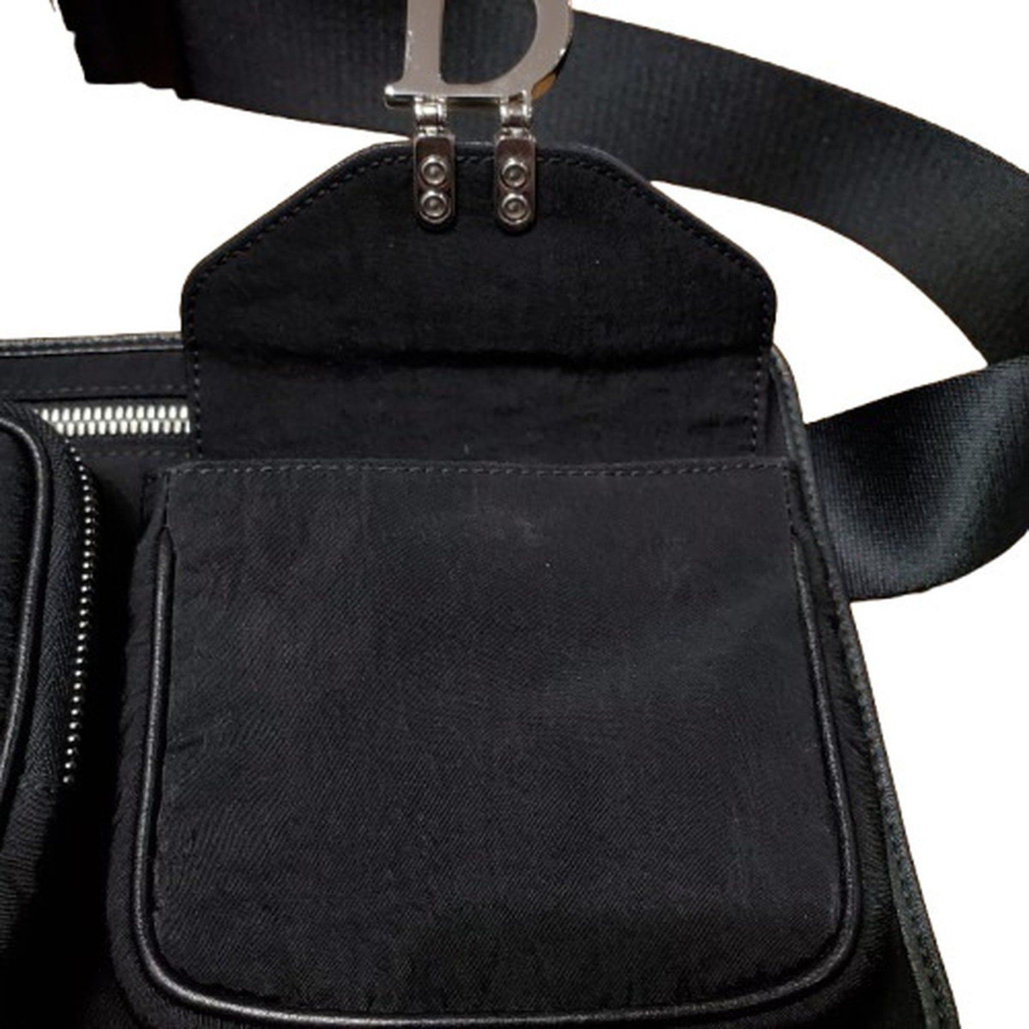 Dior Christian Dior waist bag body nylon leather D metal fittings Kaizuka store Size ONE SIZE - 7 Thumbnail