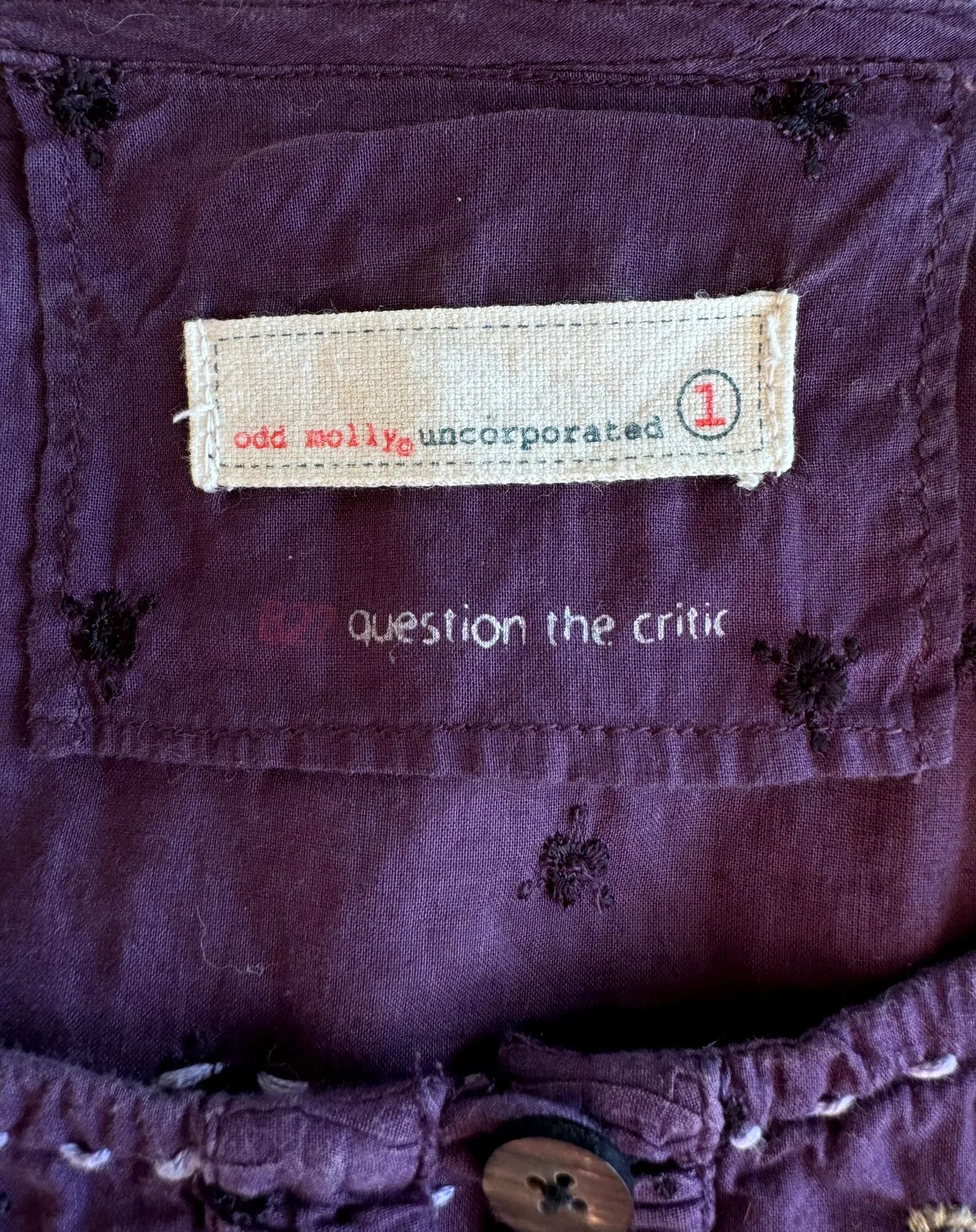 Odd Molly Odd Molly Broderad blus Blouse Size S / US 4 / IT 40 - 3 Thumbnail