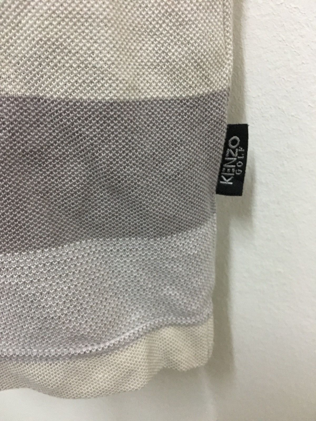 Kenzo Kenzo Golf Collar Shirt Button Up Stripes Shirt Size US M / EU 48-50 / 2 - 5 Thumbnail