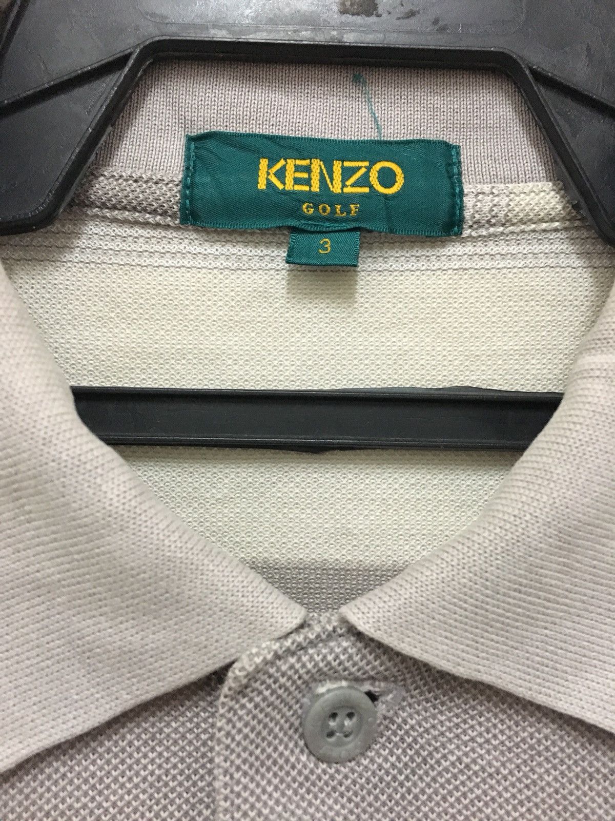Kenzo Kenzo Golf Collar Shirt Button Up Stripes Shirt Size US M / EU 48-50 / 2 - 4 Thumbnail