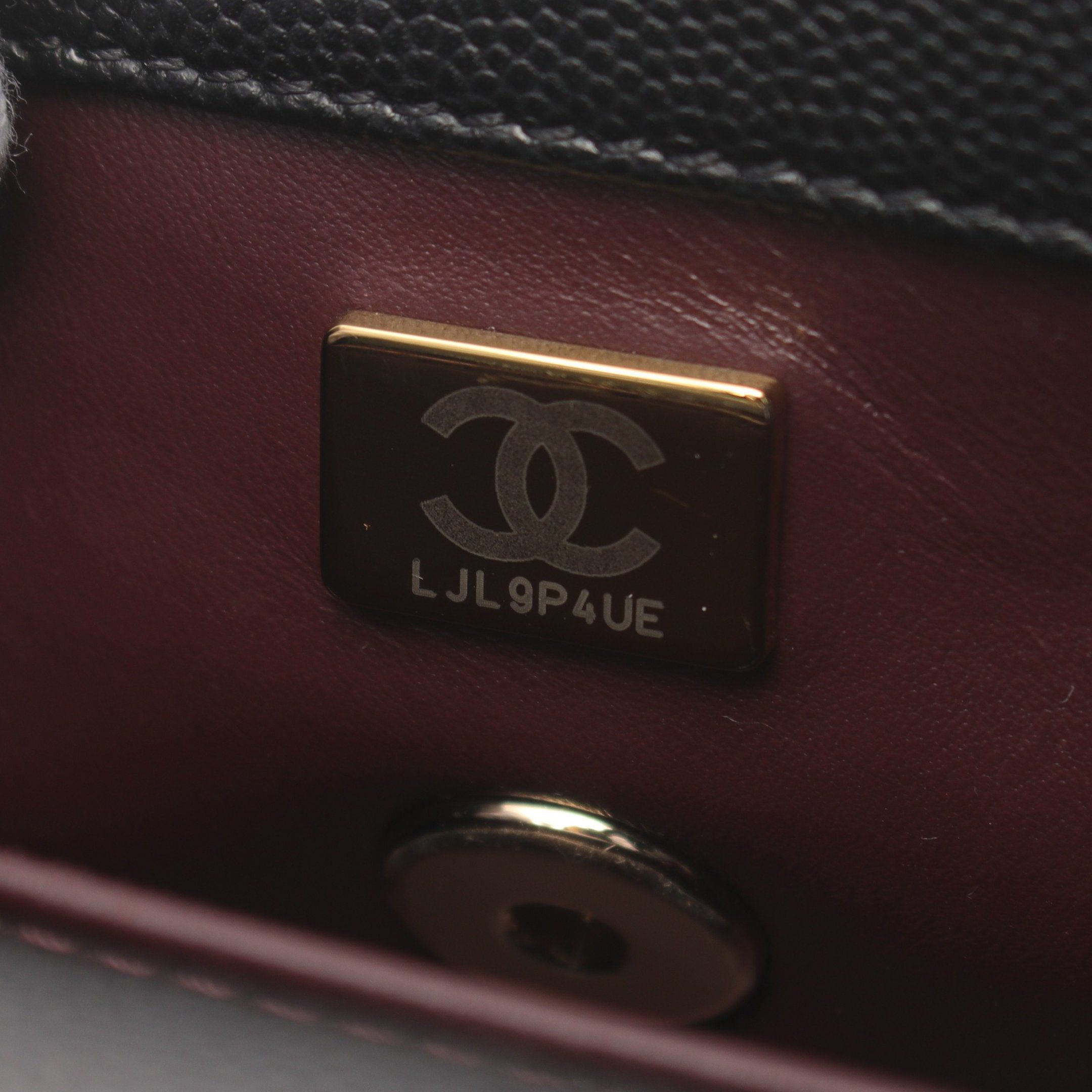 Chanel Chanel Coco Handle Xxs Top Handbag Caviar Skin Black Gold Hardware Size ONE SIZE - 5 Thumbnail