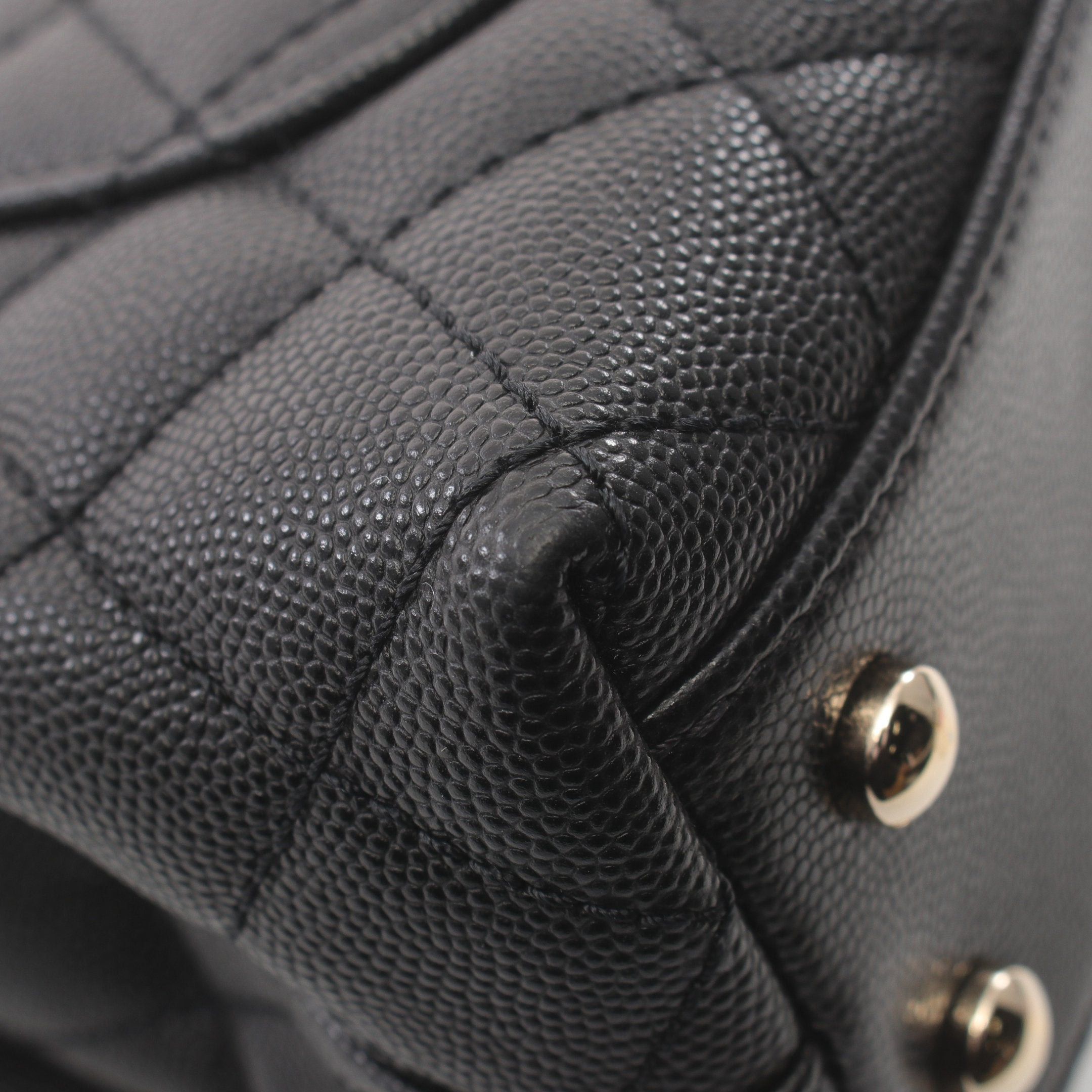 Chanel Chanel Coco Handle Xxs Top Handbag Caviar Skin Black Gold Hardware Size ONE SIZE - 7 Thumbnail