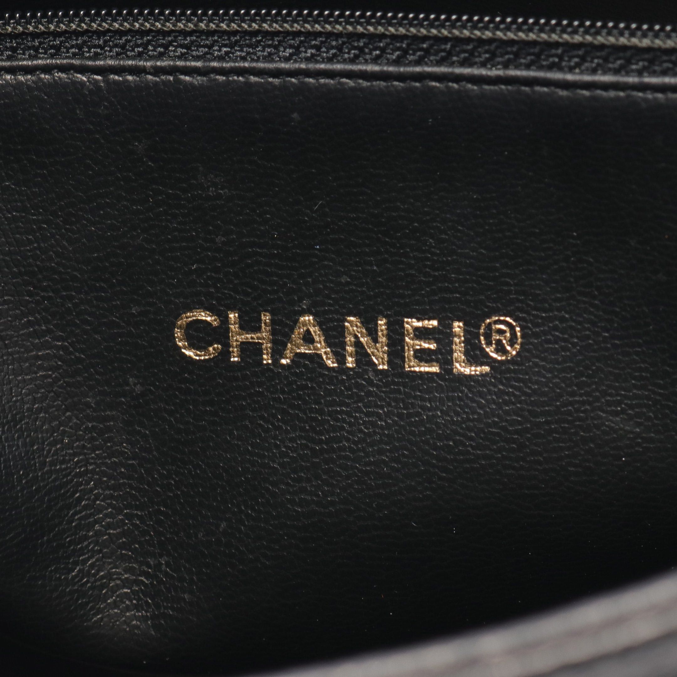 Chanel Chanel Coco Mark Chain Shoulder Bag Caviar Skin Black Gold Hardware Size ONE SIZE - 4 Thumbnail