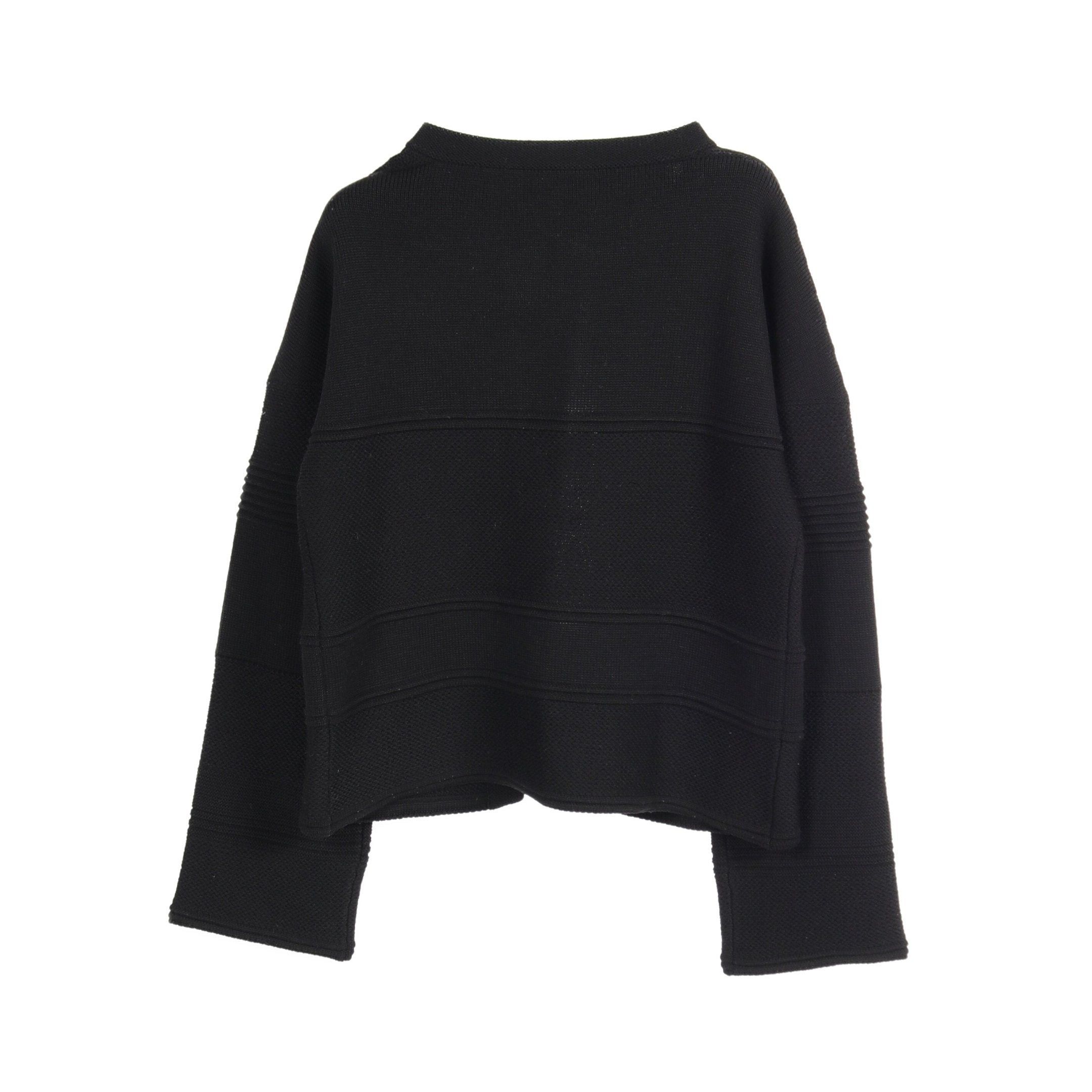 Hermes Hermes Cardigan Wool Cotton Black Size ONE SIZE - 2 Thumbnail