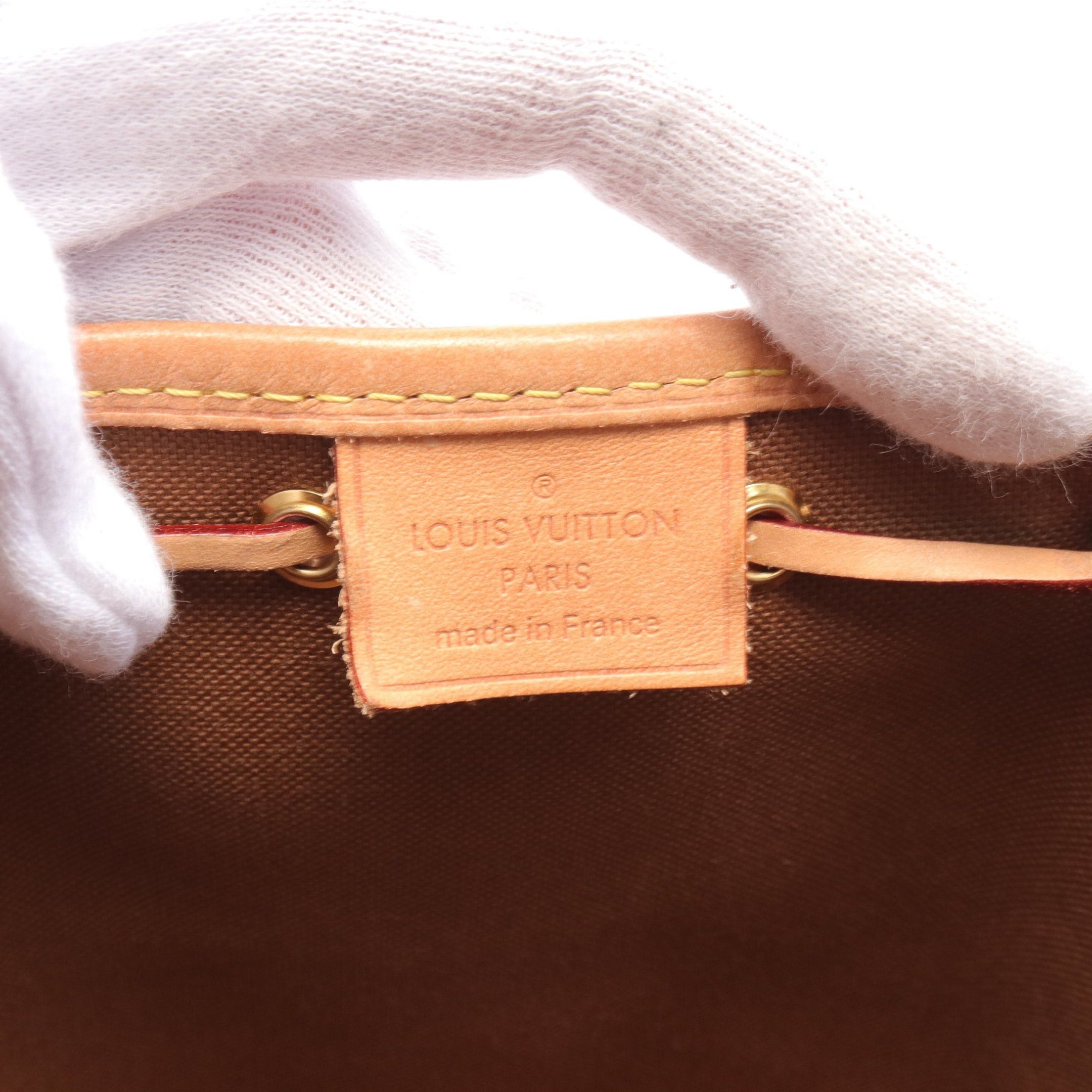 Louis Vuitton Louis Vuitton Nano Noe Monogram Shoulder Bag Leather Brown Size ONE SIZE - 4 Thumbnail