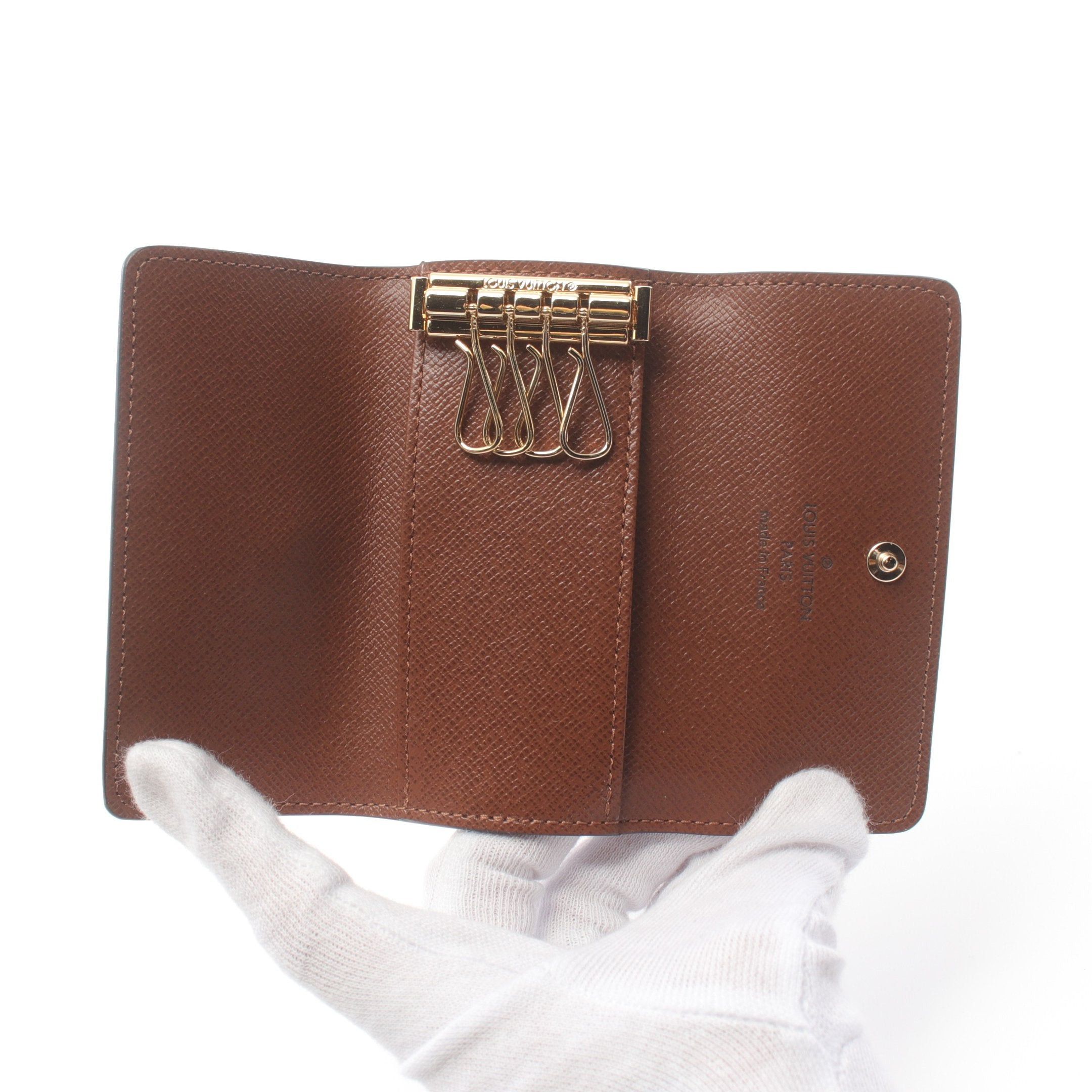 Louis Vuitton Louis Vuitton Multicle 4 Monogram Ring Chain Key Case Brown Size ONE SIZE - 3 Thumbnail