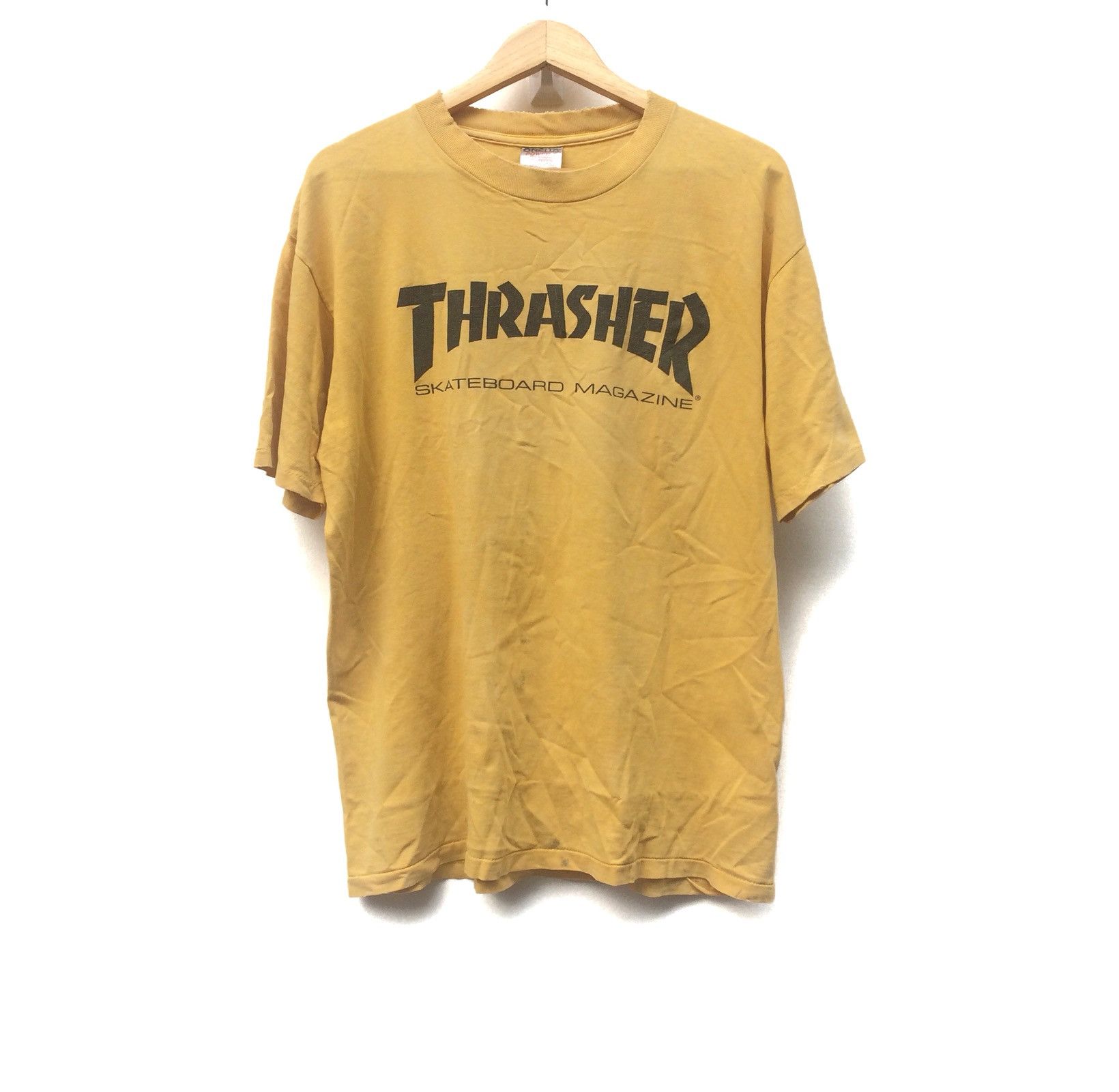 Thrasher × Vintage Vintage Thrasher 80s T-shirt Tag Onetta | Grailed