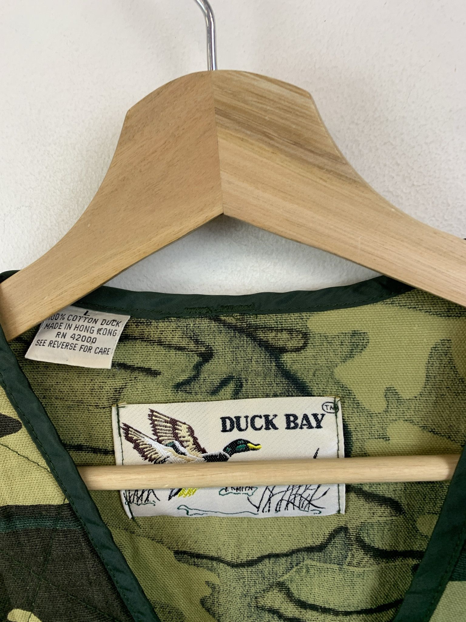 Vintage Vintage 90s Duck Bay Woodland Hunting Vest Size L Size US L / EU 52-54 / 3 - 2 Thumbnail