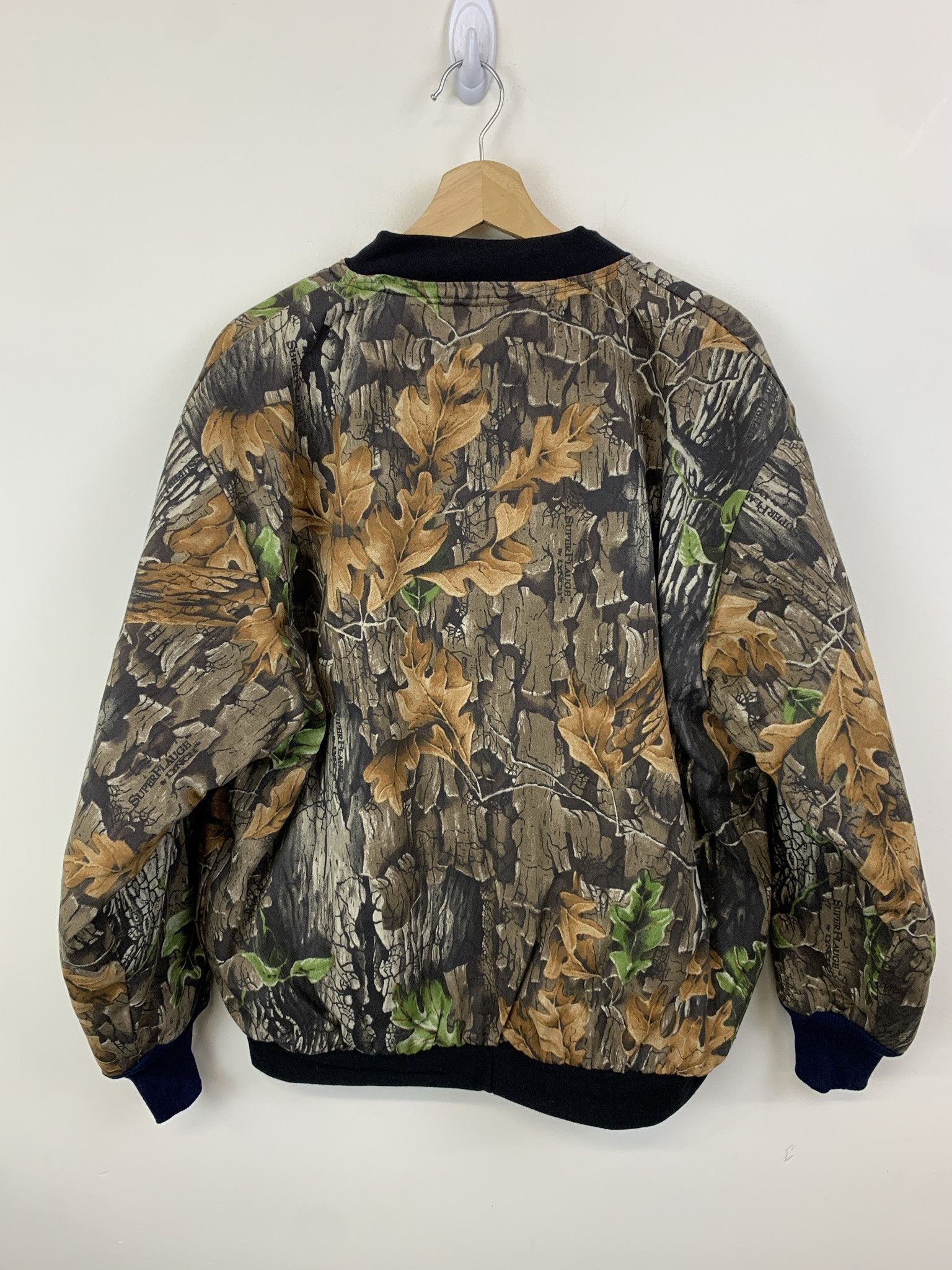 Realtree × Vintage Vintage 1990s Realtree Zip Bomber Jacket Size XL Size US XL / EU 56 / 4 - 3 Thumbnail