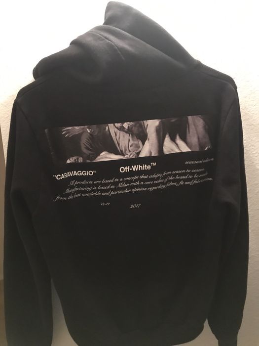 Off white outlet 02 caravaggio hoodie