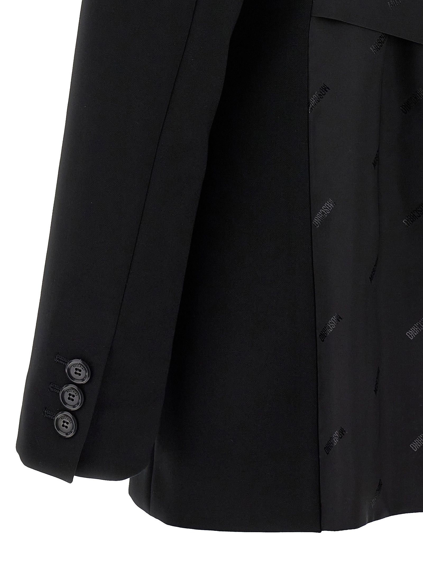 Moschino Single-Breasted Martingale Blazer Size S / US 4 / IT 40 - 4 Thumbnail