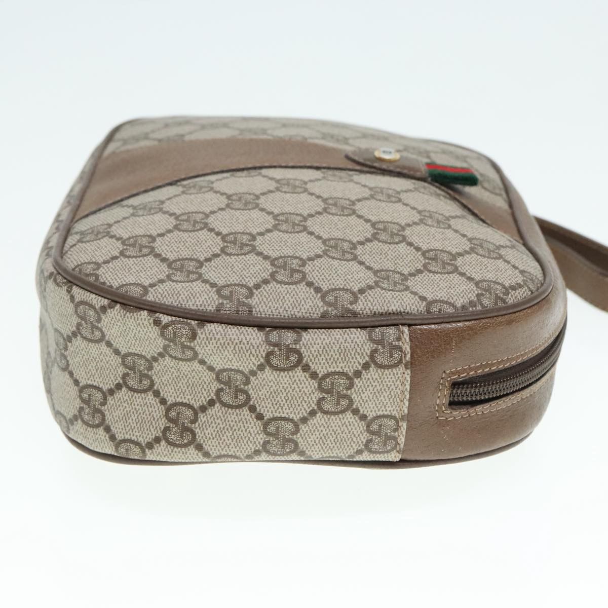 Gucci Sherry Beige Canvas Clutch Bag (Pre-Owned) Size ONE SIZE - 3 Thumbnail