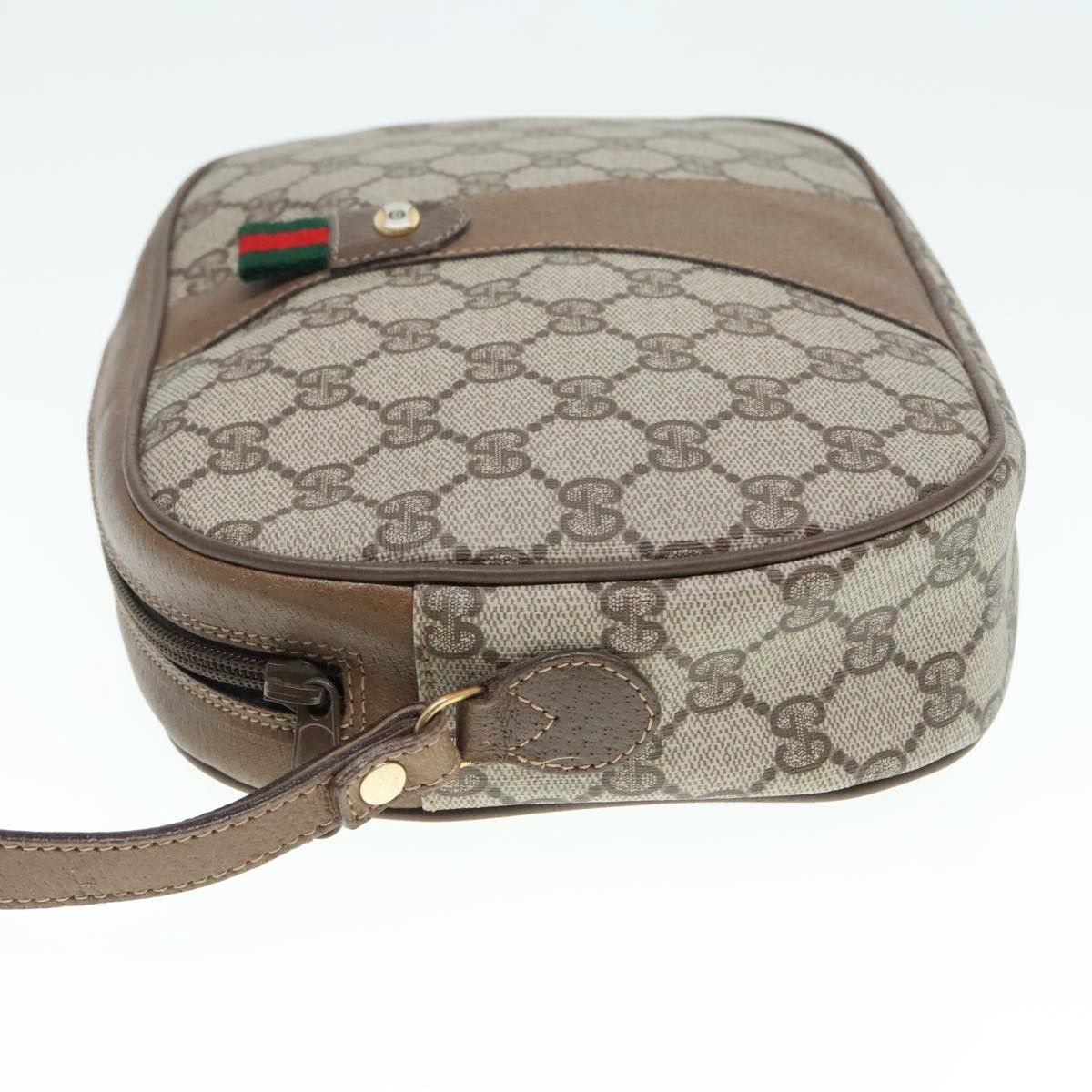 Gucci Sherry Beige Canvas Clutch Bag (Pre-Owned) Size ONE SIZE - 12 Thumbnail