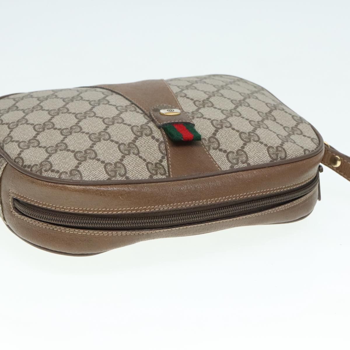 Gucci Sherry Beige Canvas Clutch Bag (Pre-Owned) Size ONE SIZE - 14 Thumbnail