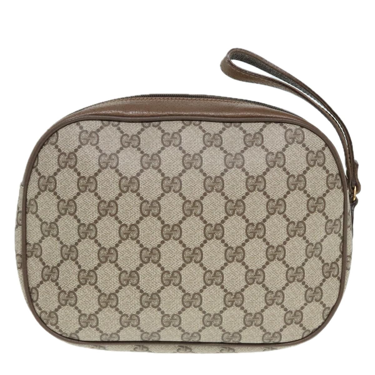 Gucci Sherry Beige Canvas Clutch Bag (Pre-Owned) Size ONE SIZE - 2 Thumbnail
