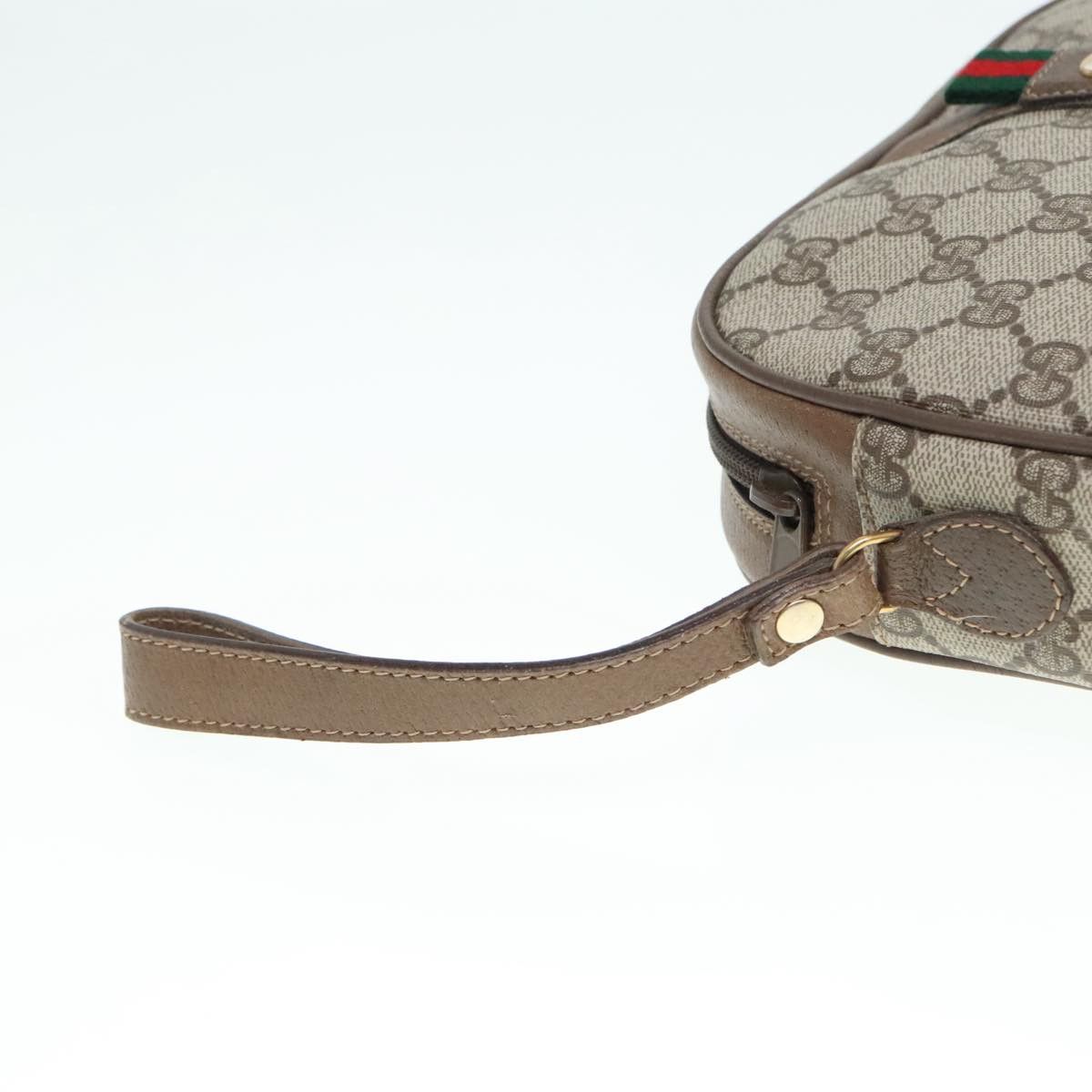 Gucci Sherry Beige Canvas Clutch Bag (Pre-Owned) Size ONE SIZE - 4 Thumbnail