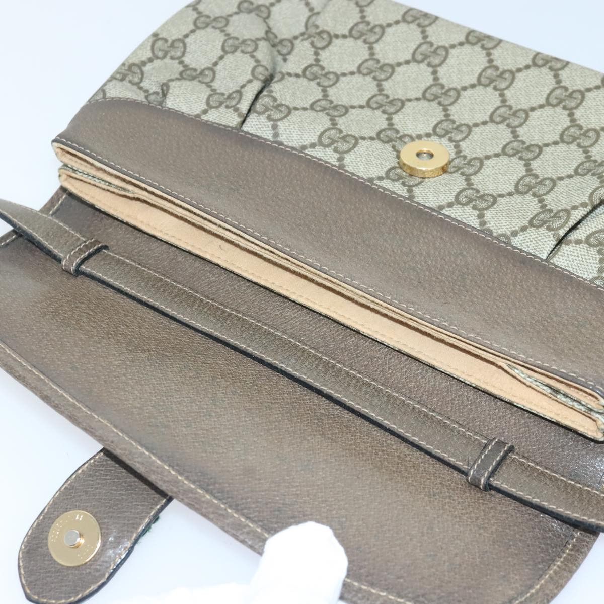 Gucci Gg Canvas Beige Canvas Shoulder Bag (Pre-Owned) Size ONE SIZE - 19 Thumbnail